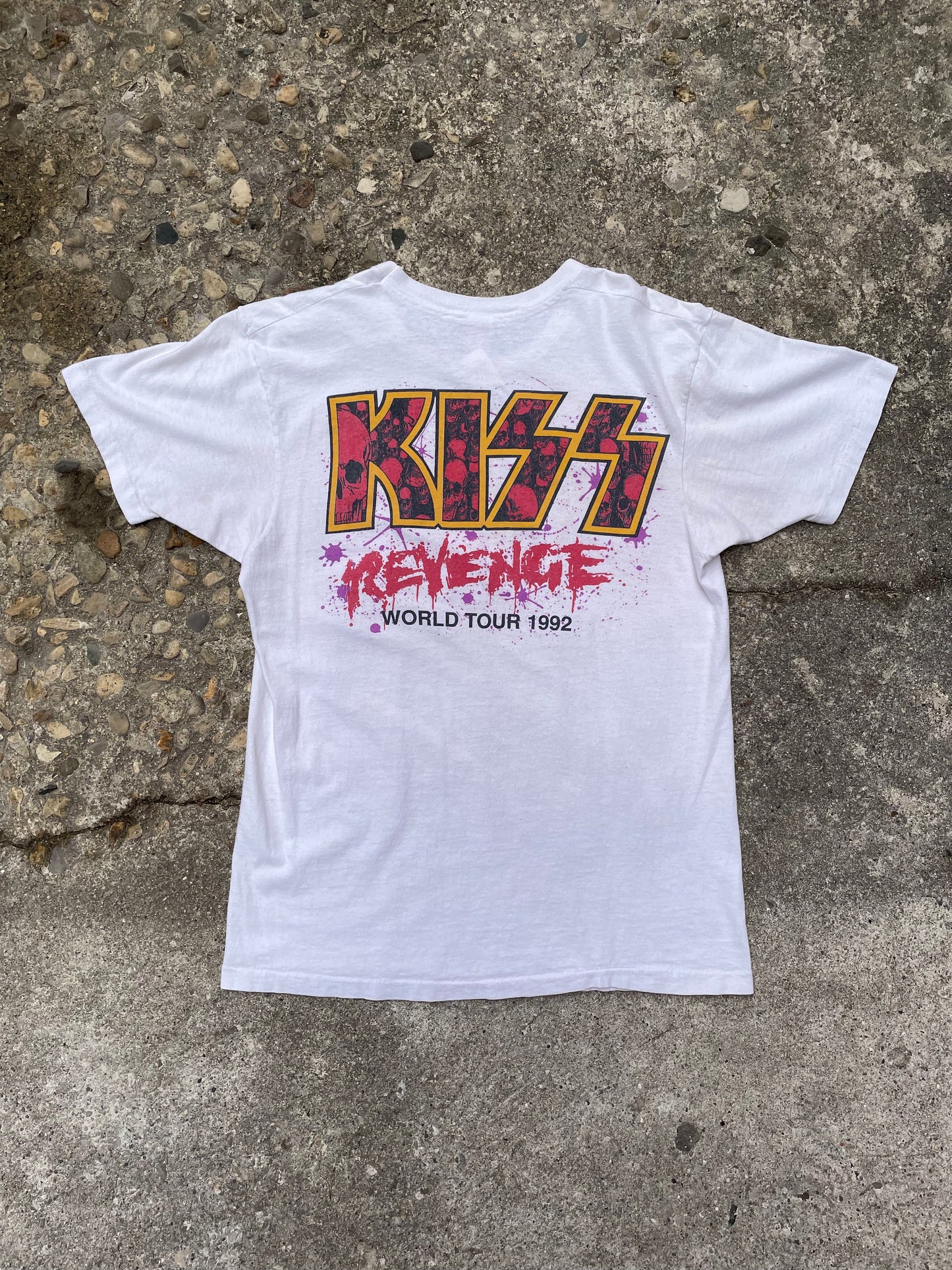 1992 Kiss 'Revenge' World Tour Band T-Shirt - M