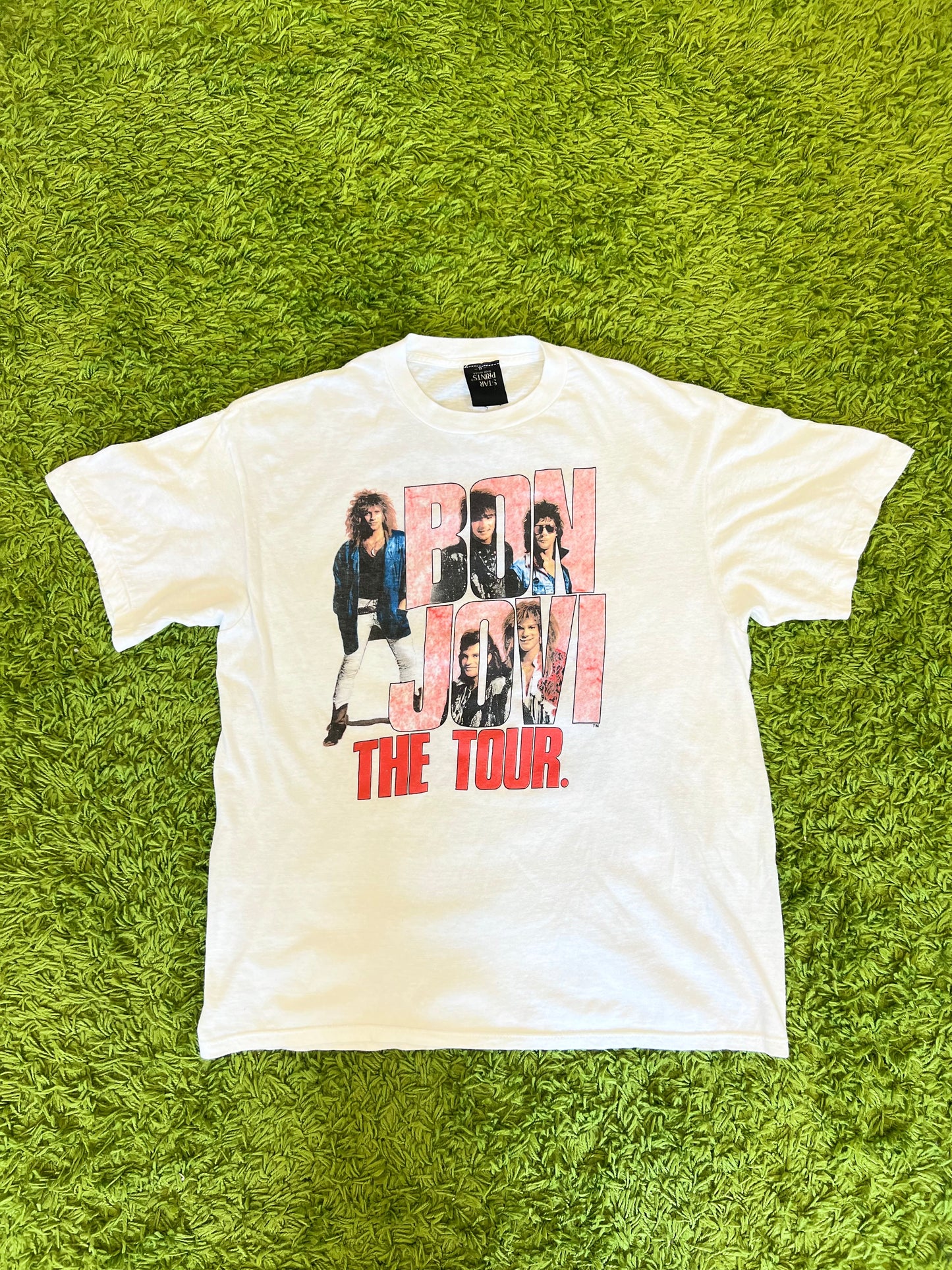 1987 Bon Jovi 'The Tour' Band T-Shirt - L