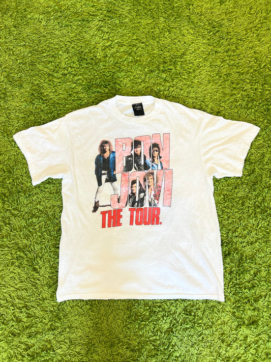 1987 Bon Jovi 'The Tour' Band T-Shirt - L
