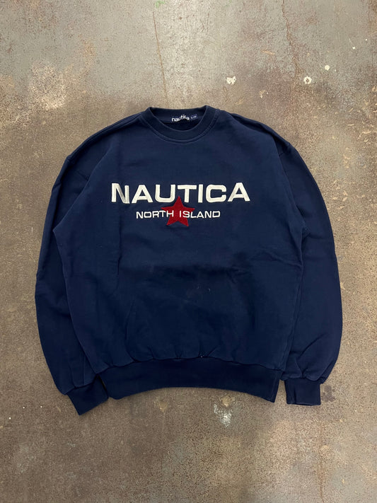 1990's Nautica Crewneck Sweatshirt - L/XL