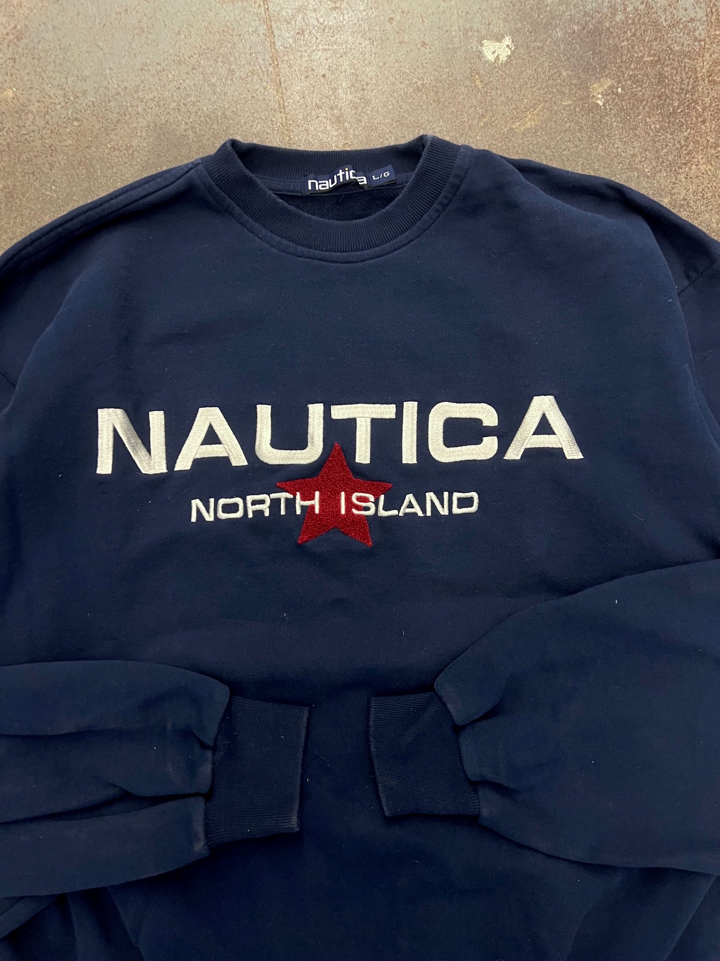 1990's Nautica Crewneck Sweatshirt - L/XL