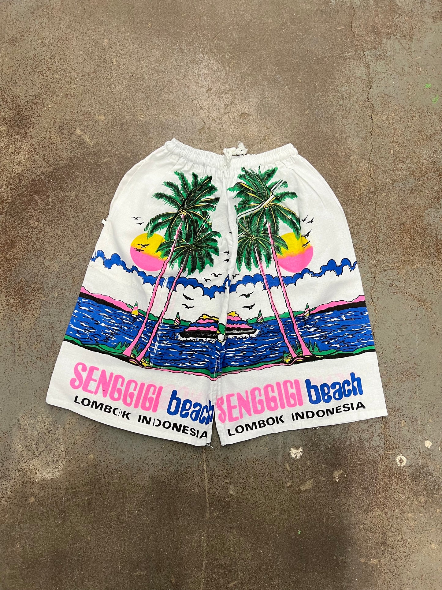 1980's Senggigi Beach Indonesia Cotton Shorts - 24
