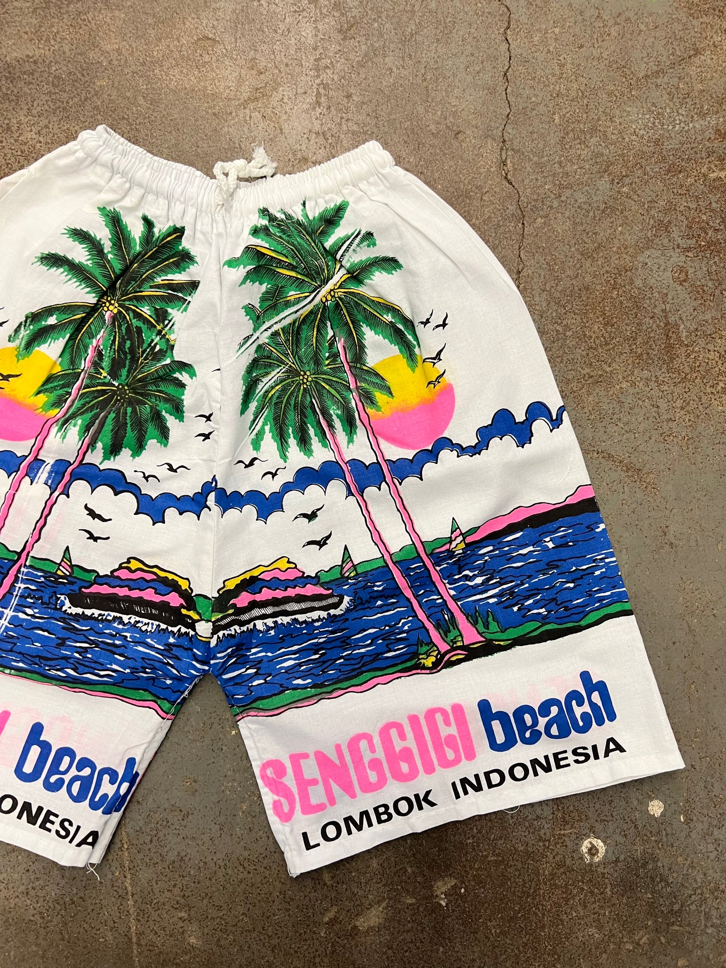 1980's Senggigi Beach Indonesia Cotton Shorts - 24