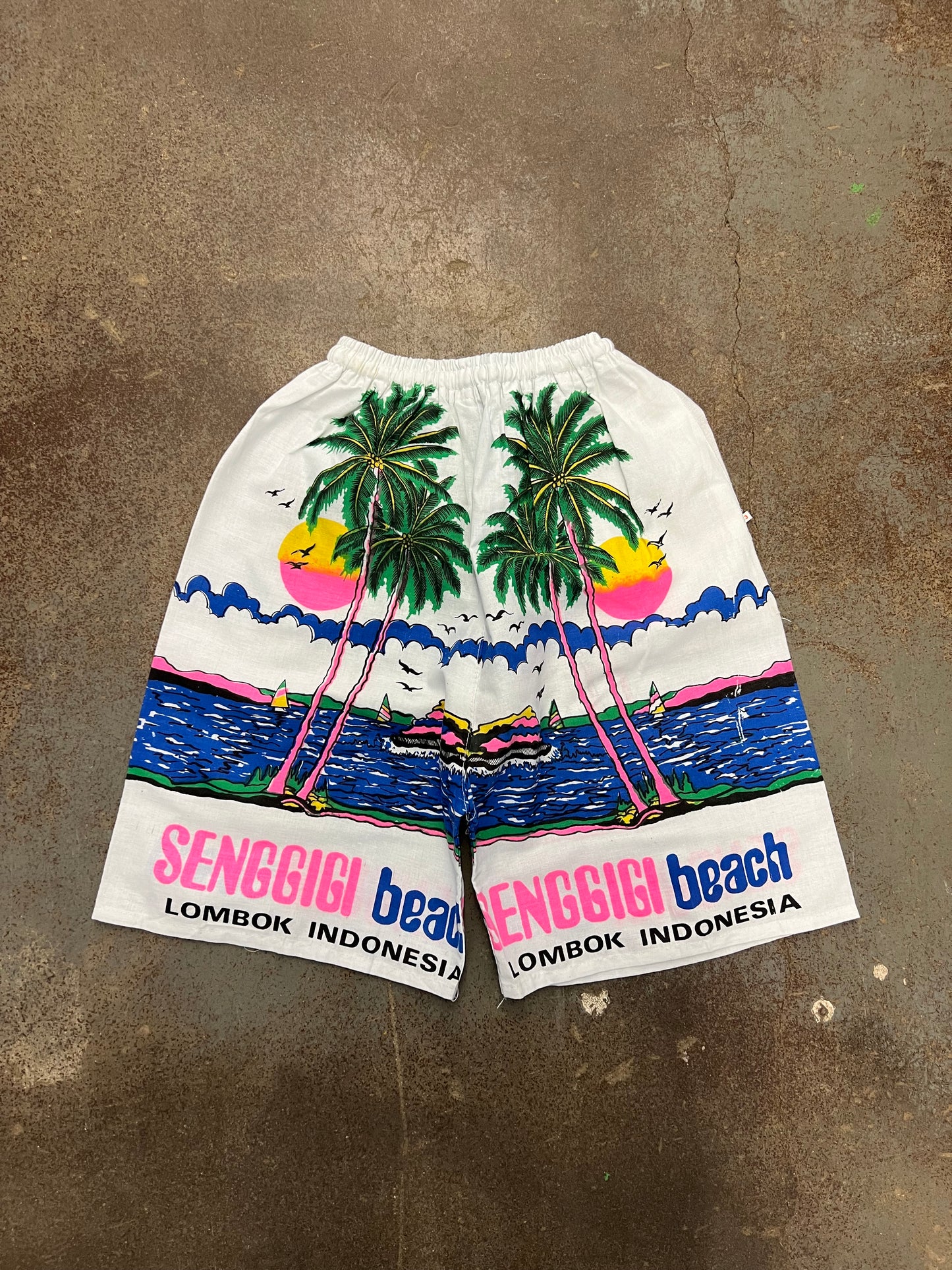 1980's Senggigi Beach Indonesia Cotton Shorts - 24