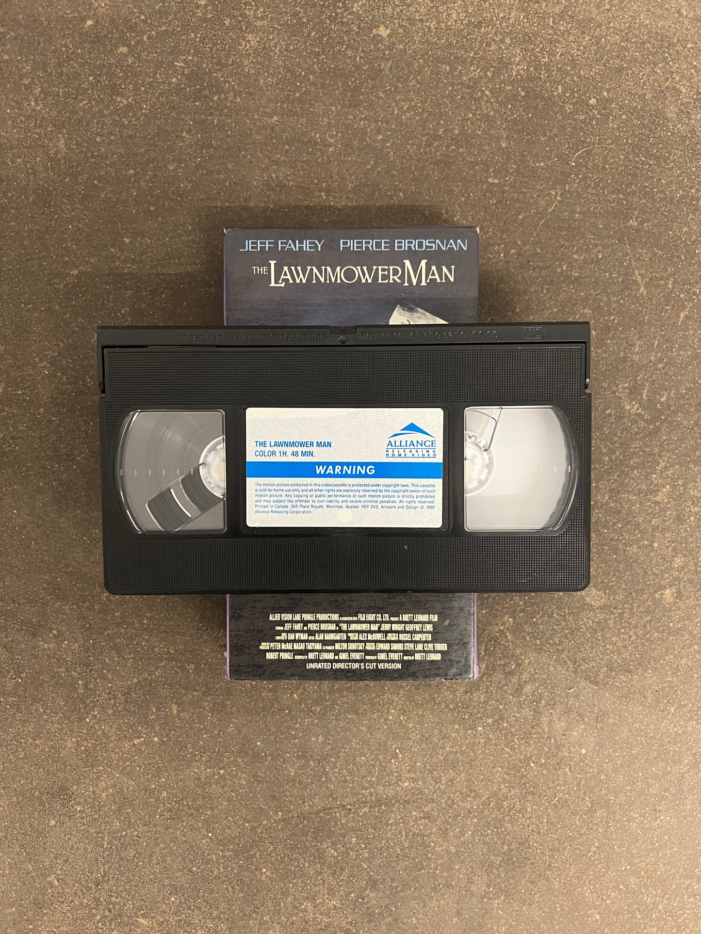 1992 The Lawnmower Man VHS Tape