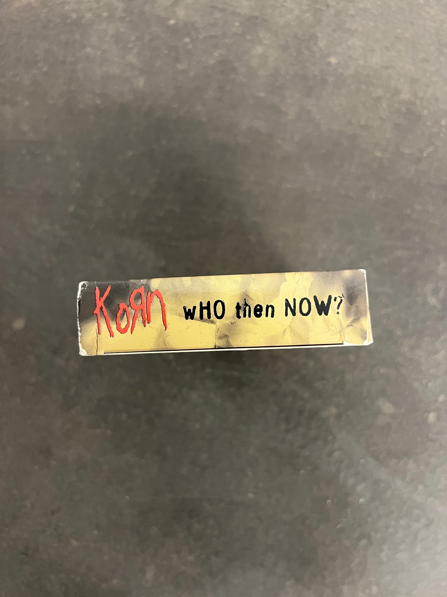 1997 Korn: Who Then Now? VHS Tape