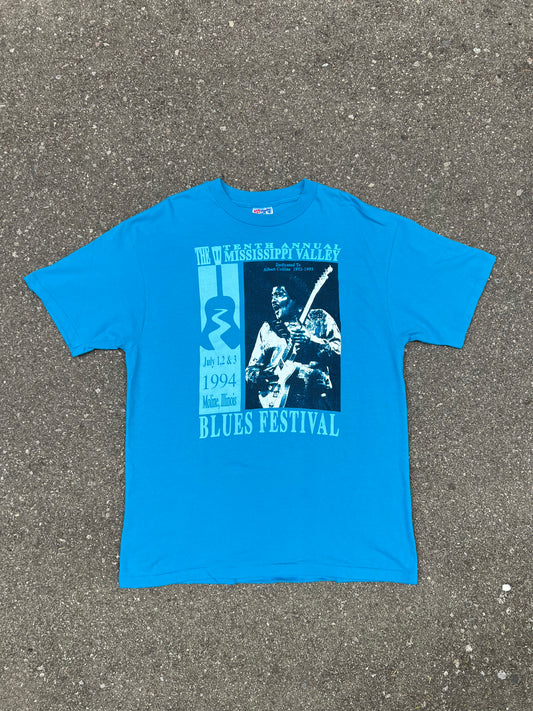 1994 The Mississippi Valley Blues Festival Graphic T-Shirt - L