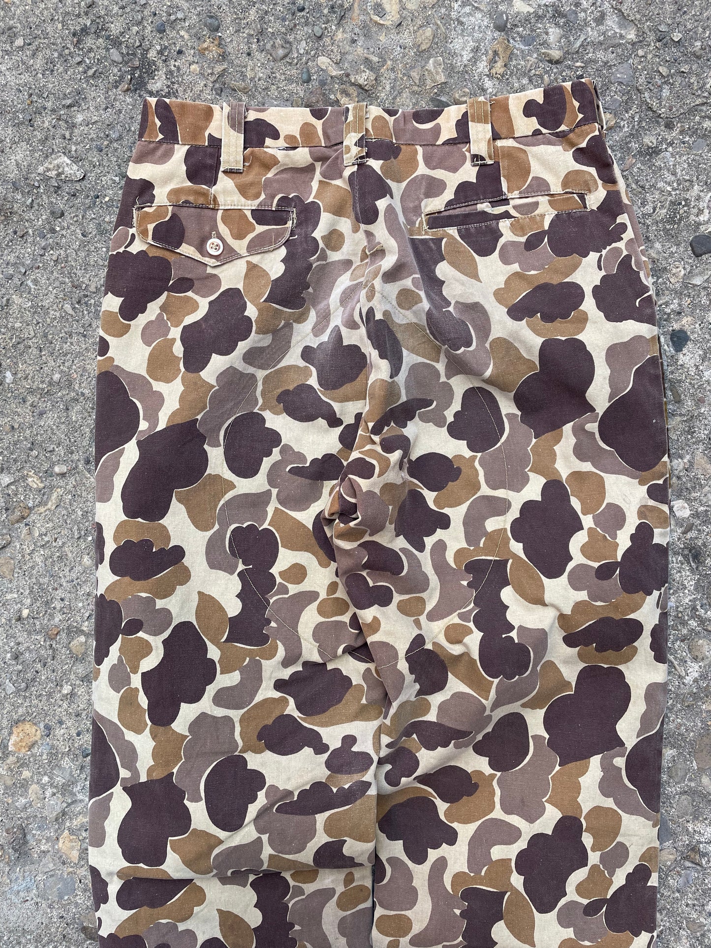 1970's/1980's Mountain Praire Duck Camo Hunting Pants - 34