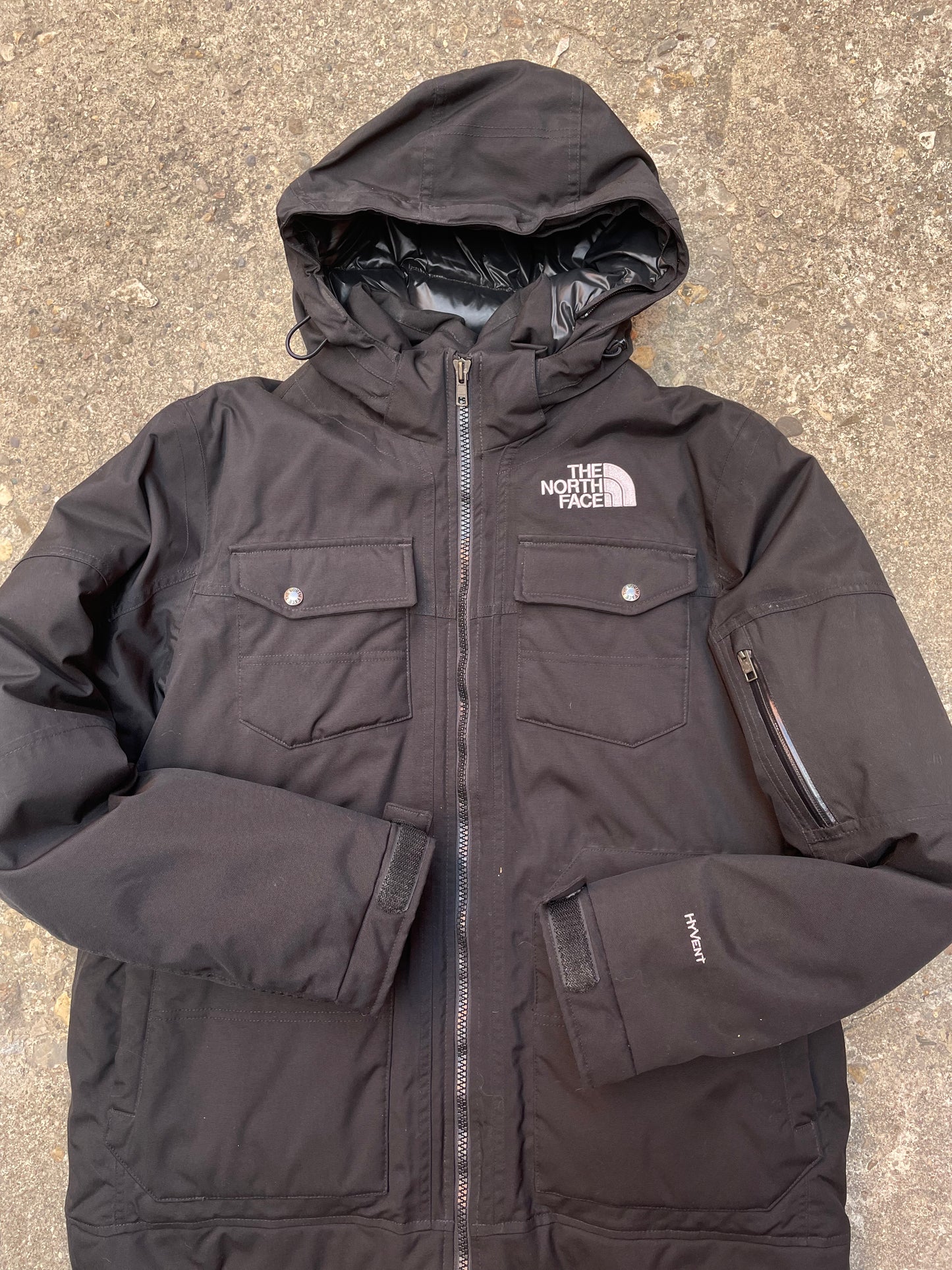 The North Face Hyvent Down Filled Puffer Parka Coat - L