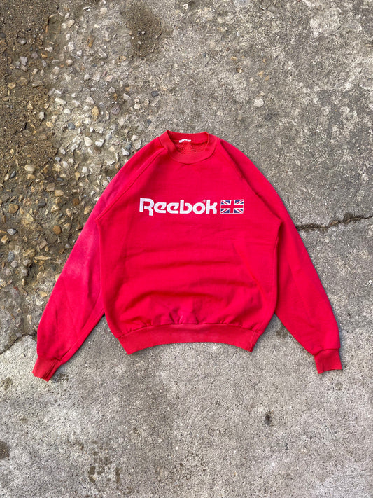 1980's Reebok Graphic Logo Crewneck - M