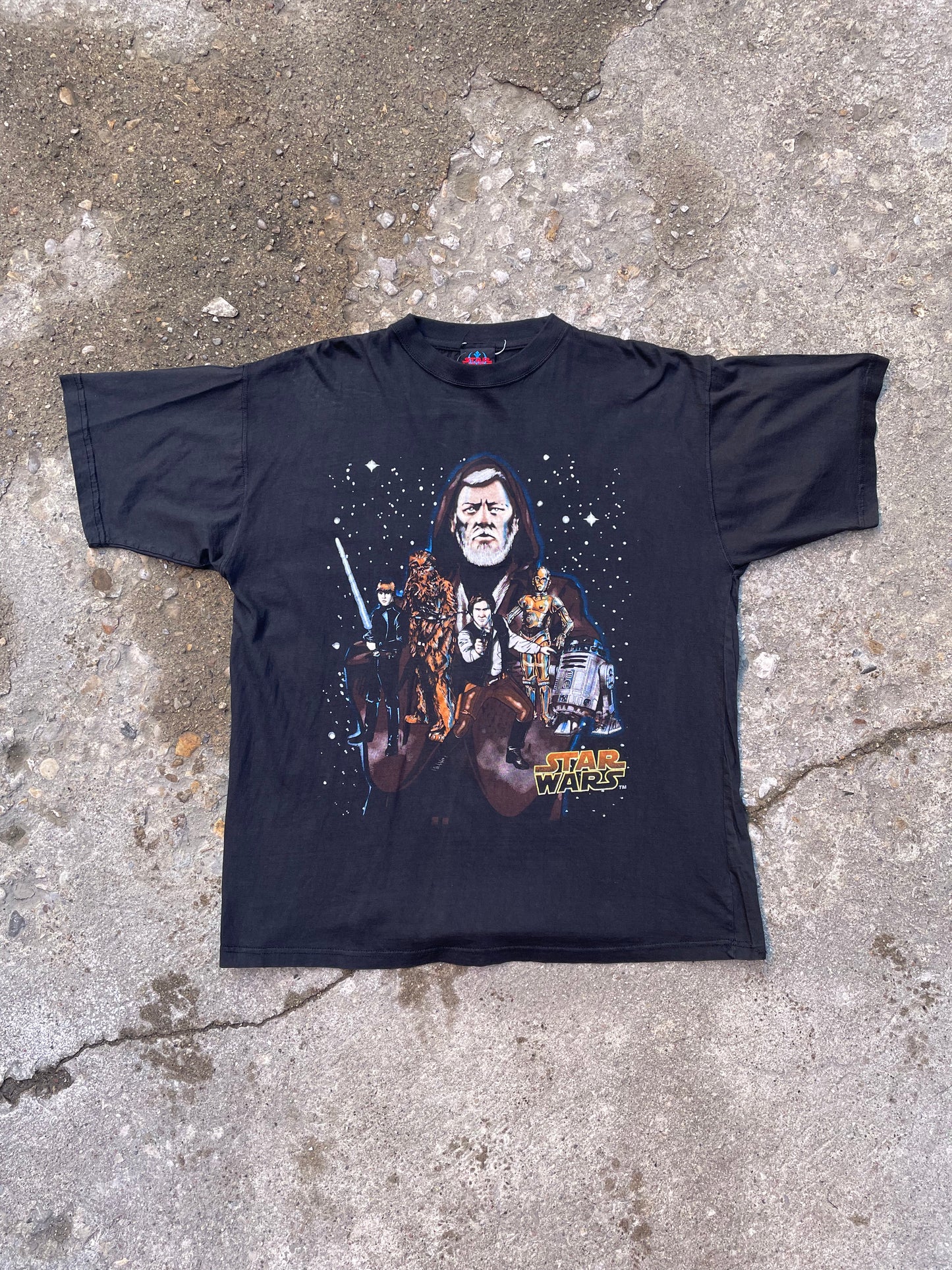 1997 Star Wars A New Hope Movie T-Shirt - XL