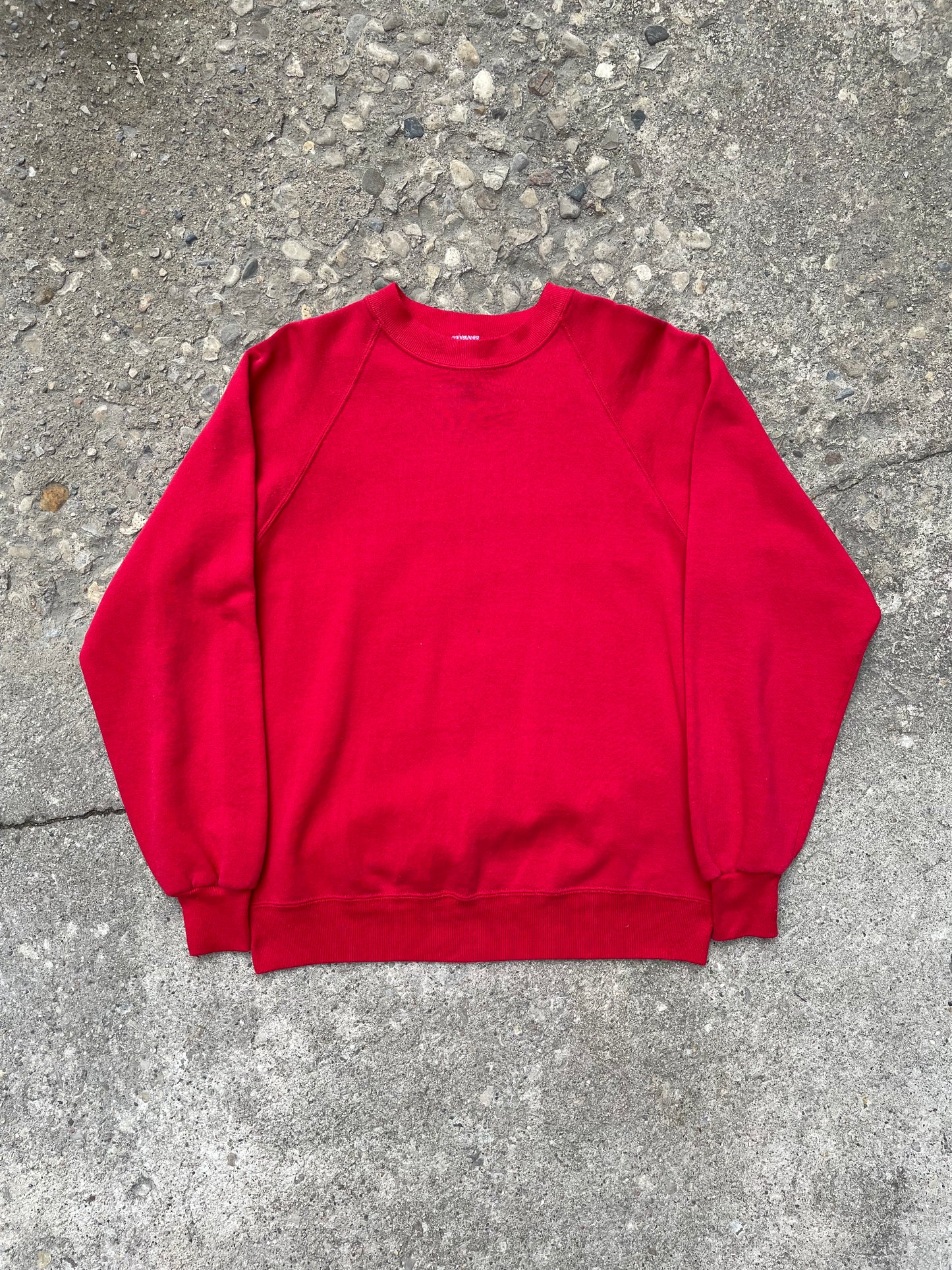 1990's Jerzees Blank Red Crewneck - L