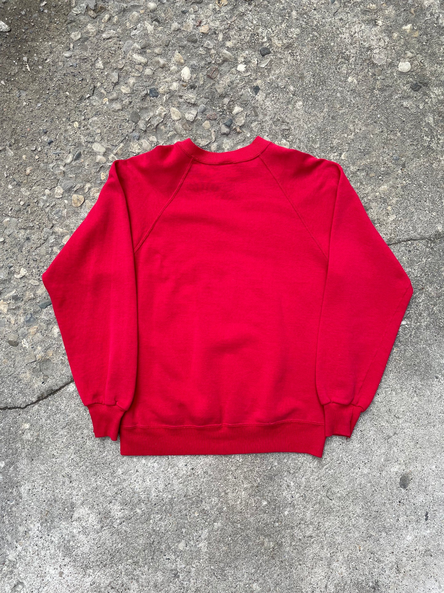 1990's Jerzees Blank Red Crewneck - L