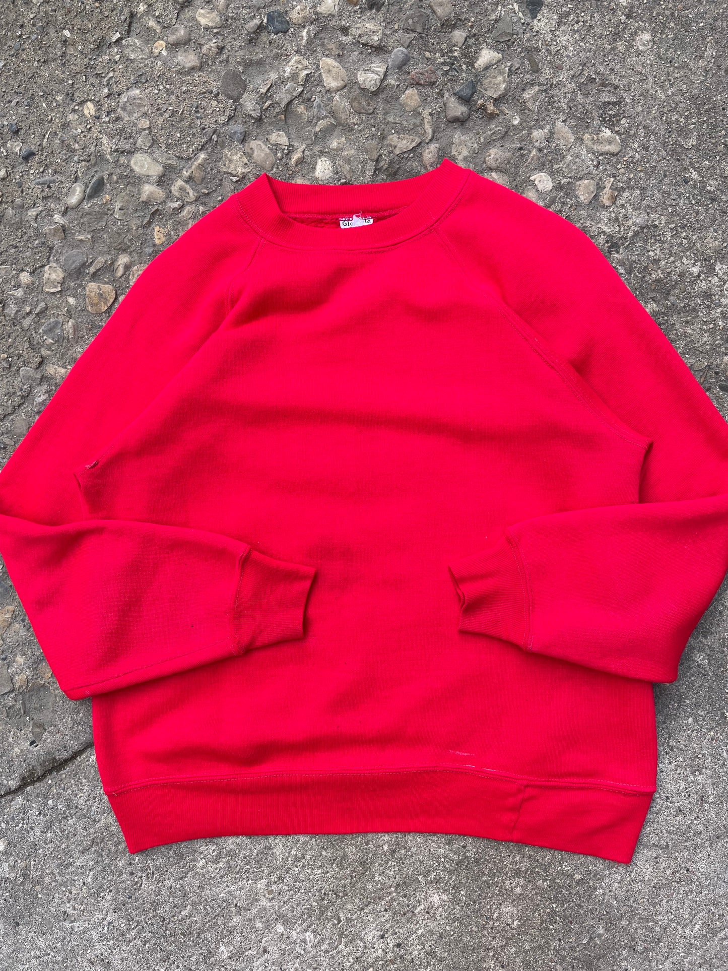 1970's Glen Isle Garments Blank Red Crewneck - S