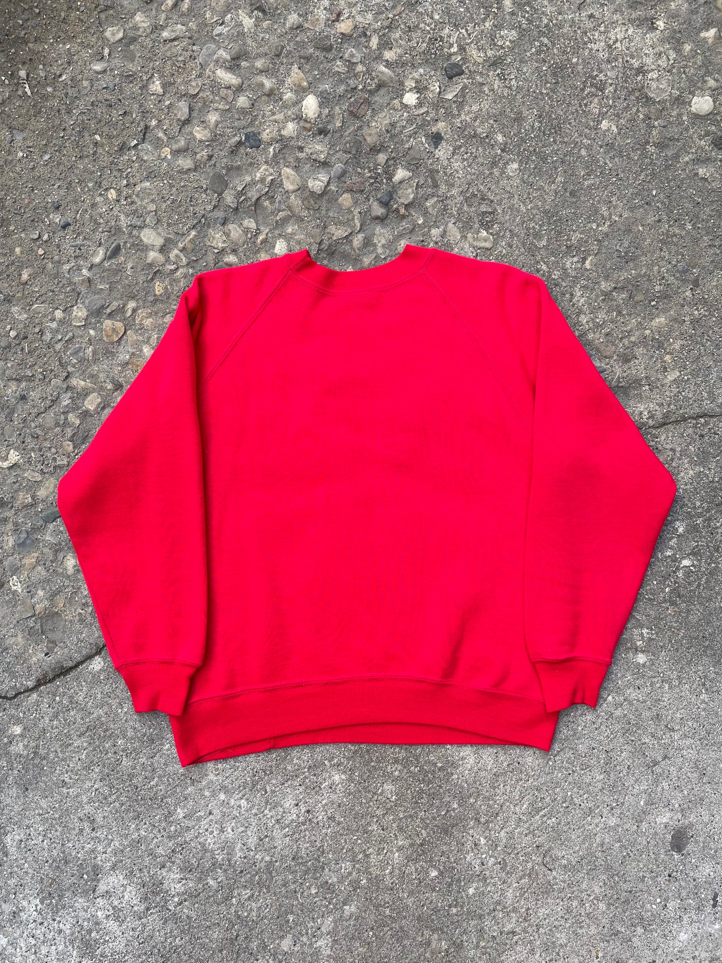 1970's Glen Isle Garments Blank Red Crewneck - S