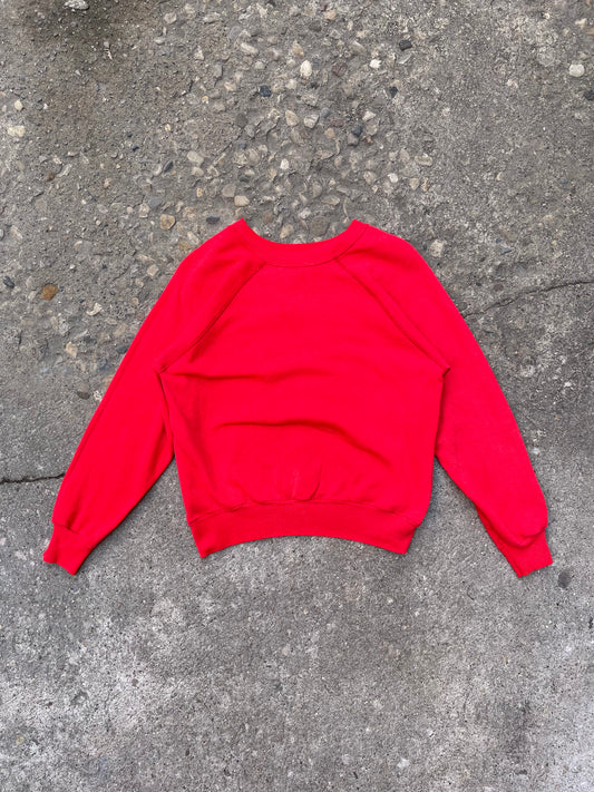 1970's/1980's Blank Red Crewneck - S