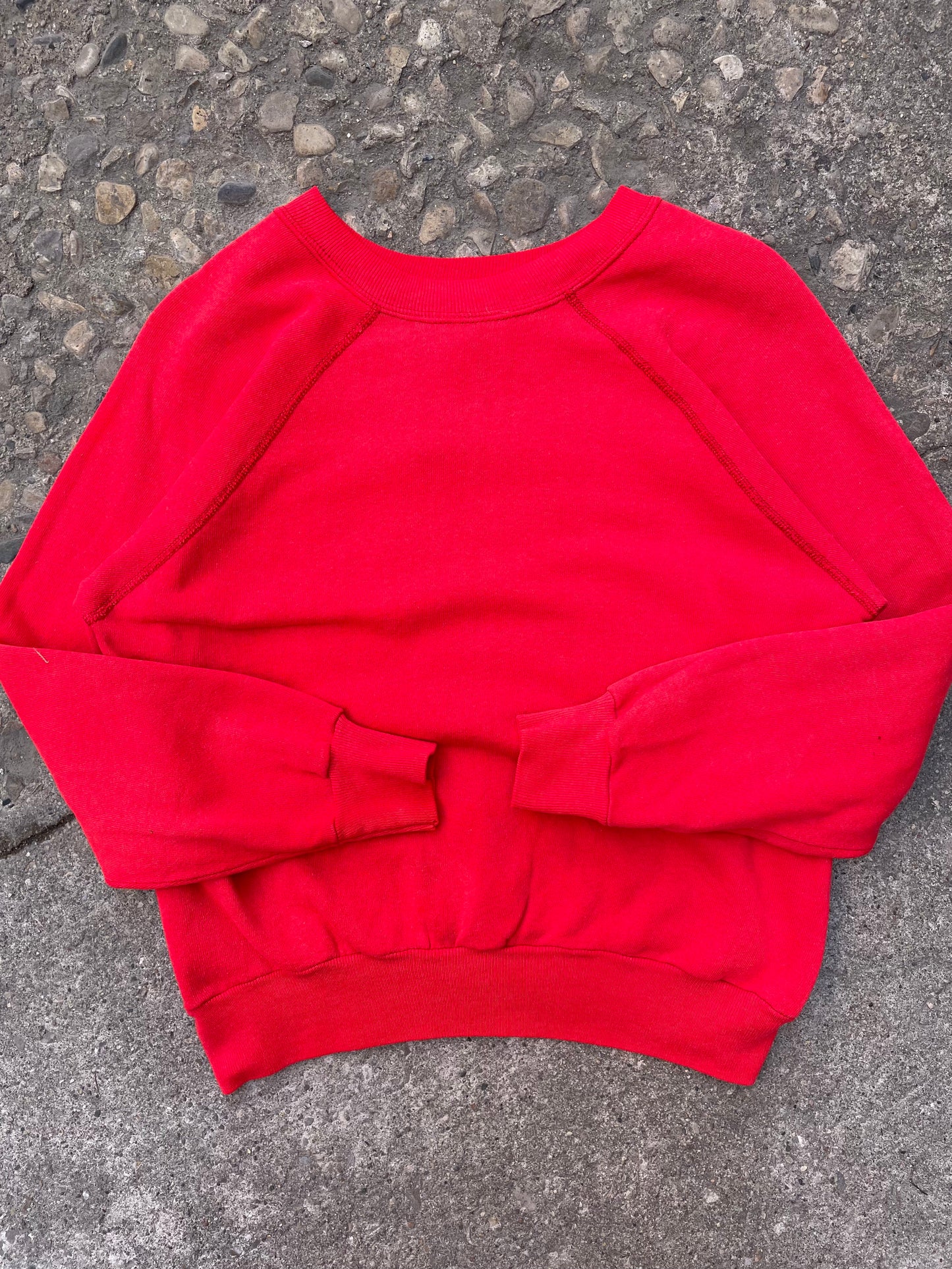 1970's/1980's Blank Red Crewneck - S