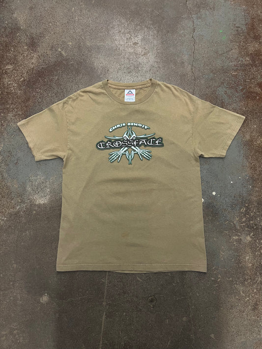 2004 WWE Chris Benoit The Crippler 'Crossface' Graphic T-Shirt - L