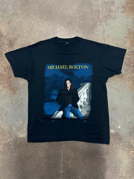 1991 Michael Bolton 'Time, Love and Tenderness' World Tour Graphic Band T-Shirt - L