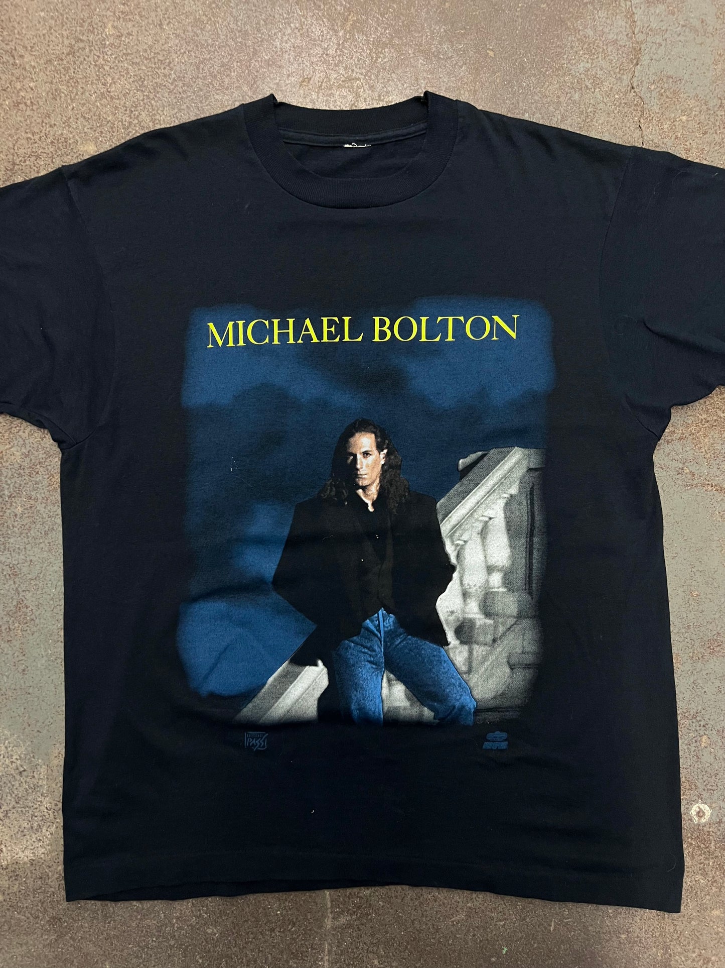 1991 Michael Bolton 'Time, Love and Tenderness' World Tour Graphic Band T-Shirt - L