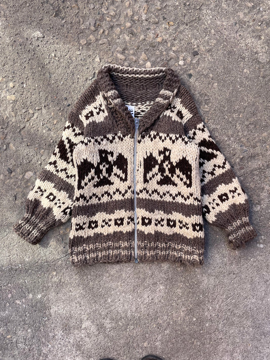 1950's/1960's Thunderbird Cowichan Knit Sweater - M