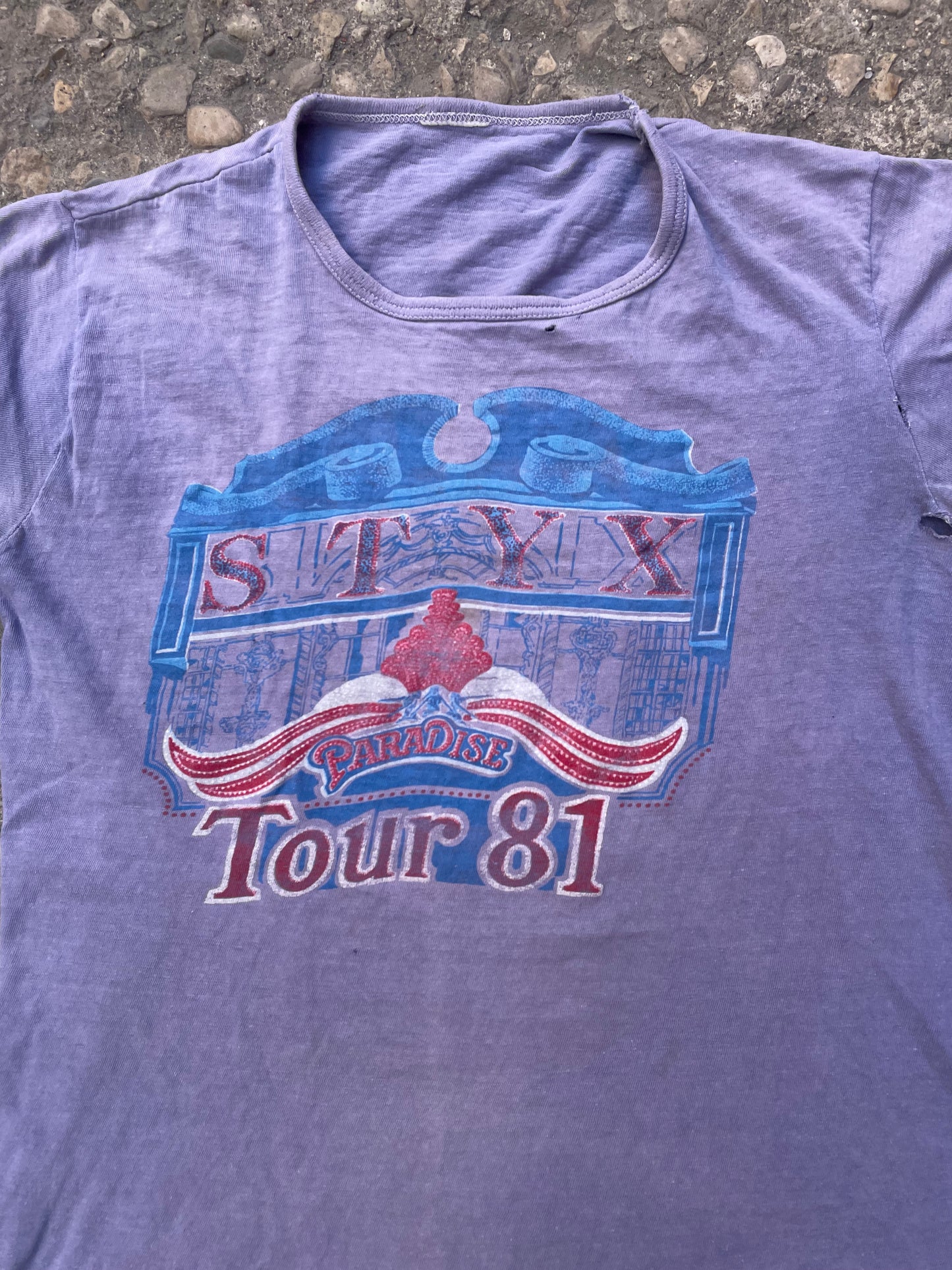1981 Styx Paradise Tour Graphic Band T-Shirt - M