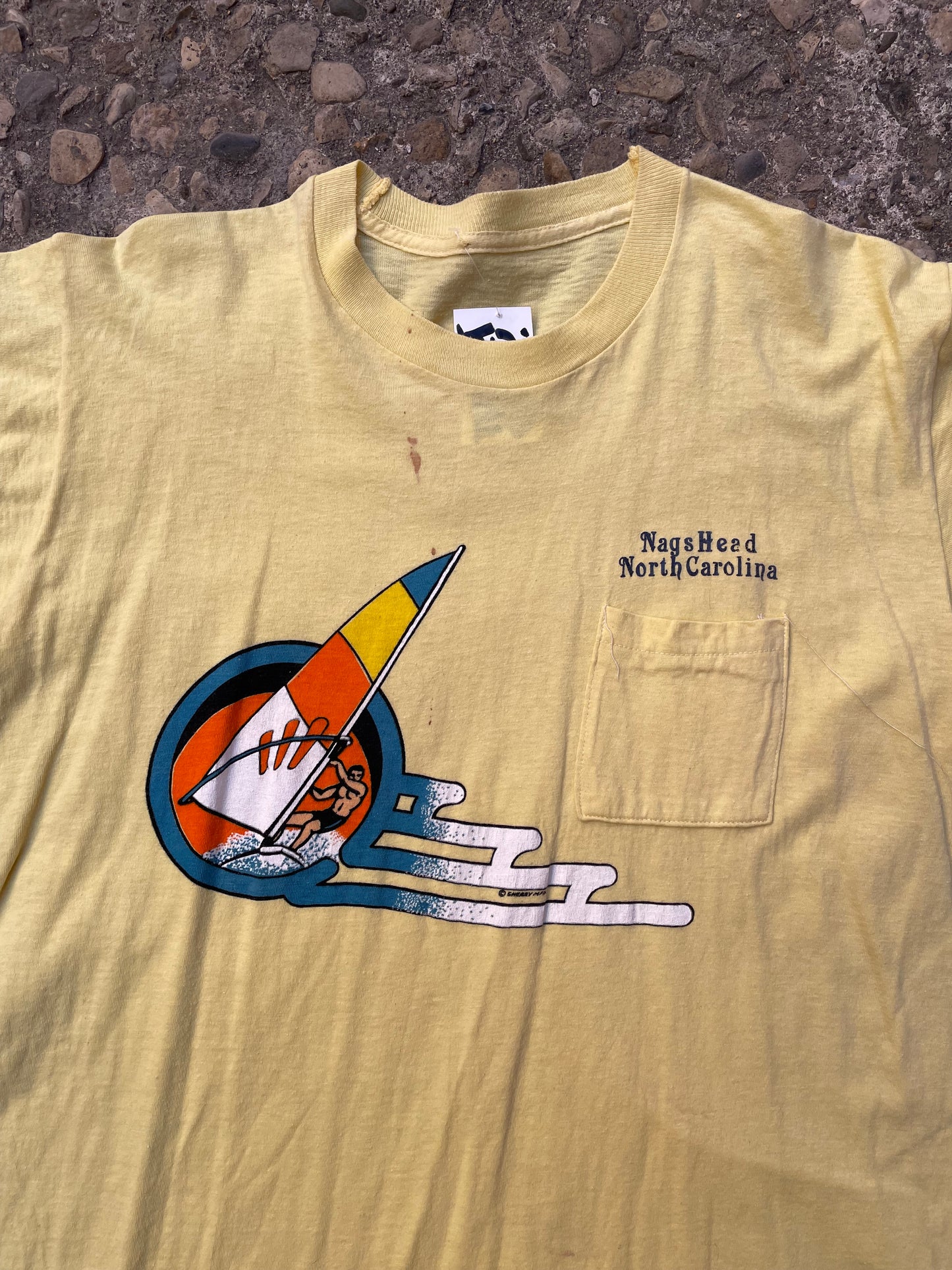 1970's/1980's Nags Head Windsurfing T-Shirt - L