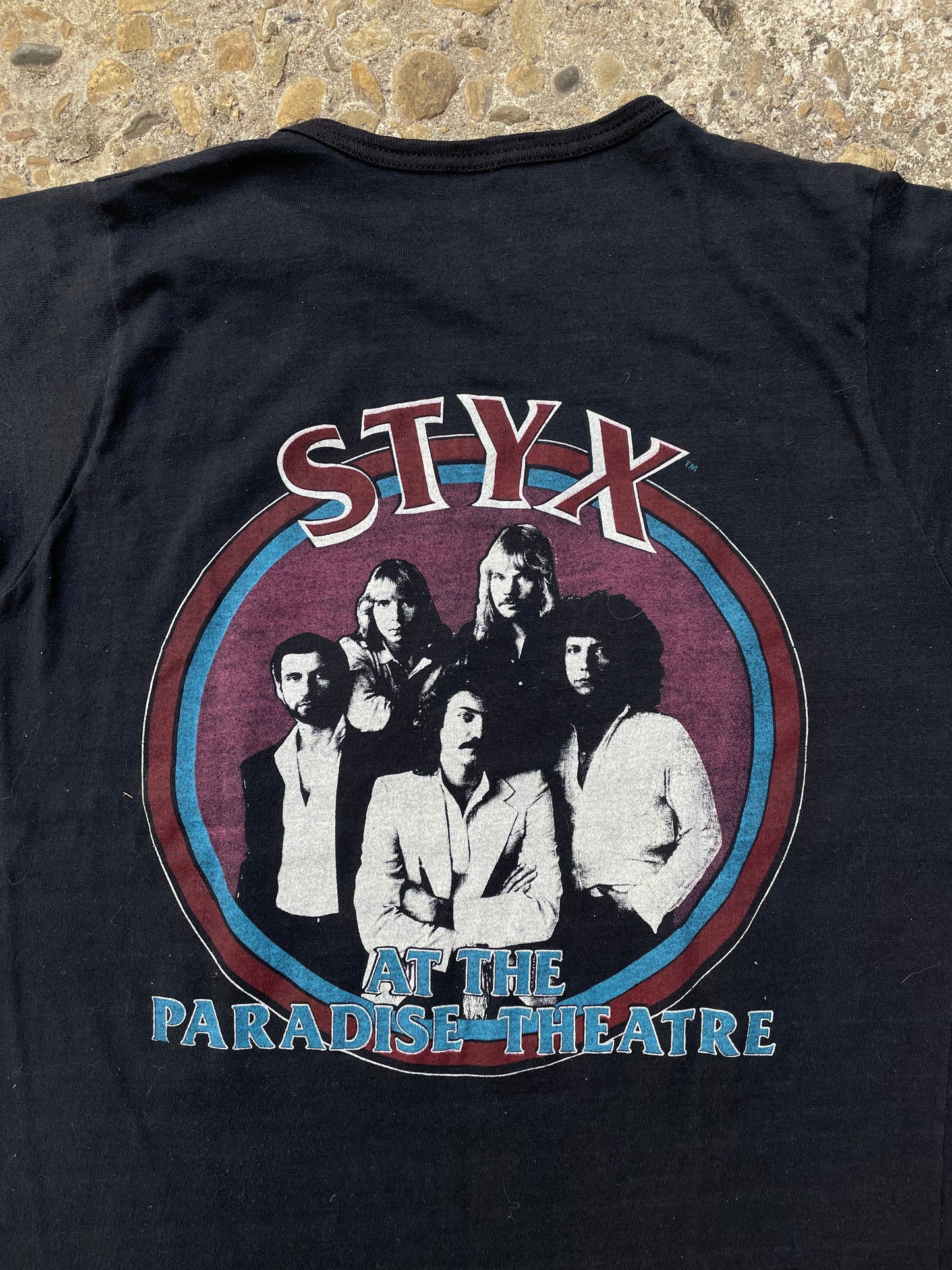 1981 Styx World Tour Band Ringer T-Shirt - S