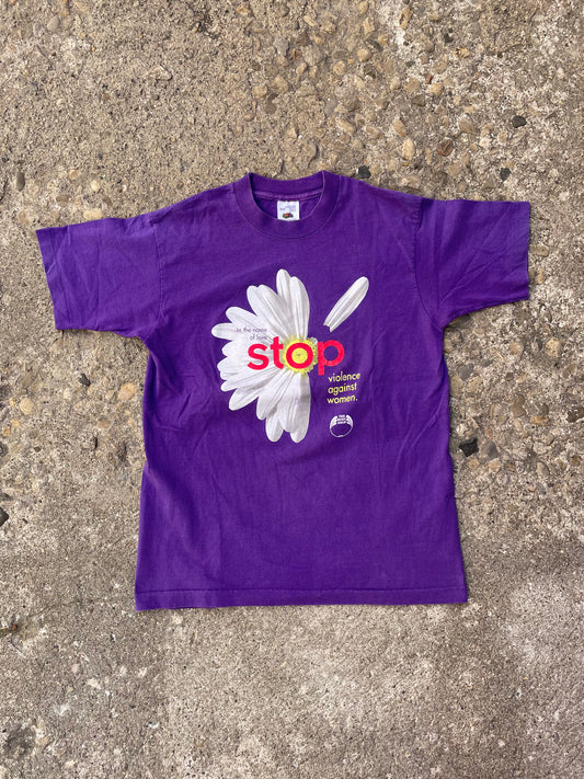1990's The Body Shop 'Stop Violence Against Women' T-Shirt - M