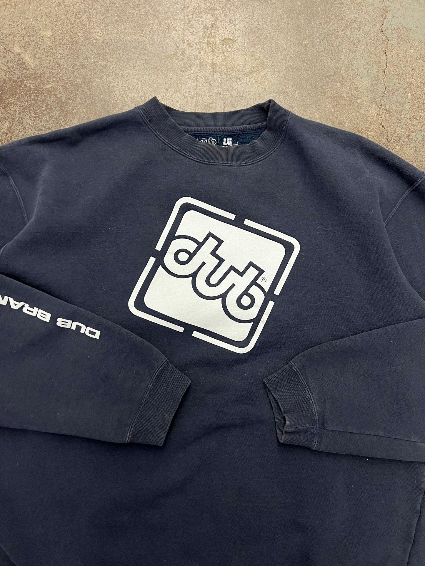 1990's/2000's Dub Brand Weathergear Graphic Crewneck Sweatshirt - L/XL