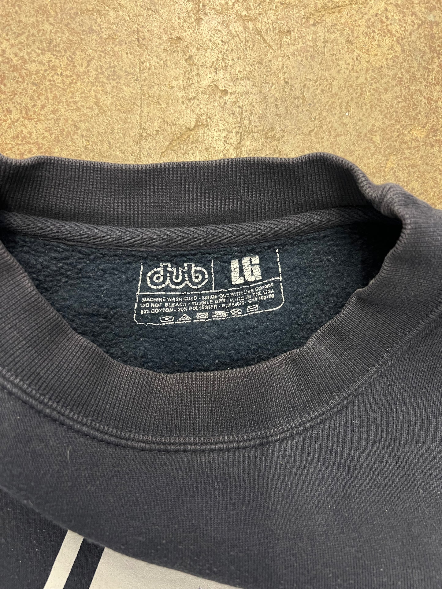 1990's/2000's Dub Brand Weathergear Graphic Crewneck Sweatshirt - L/XL