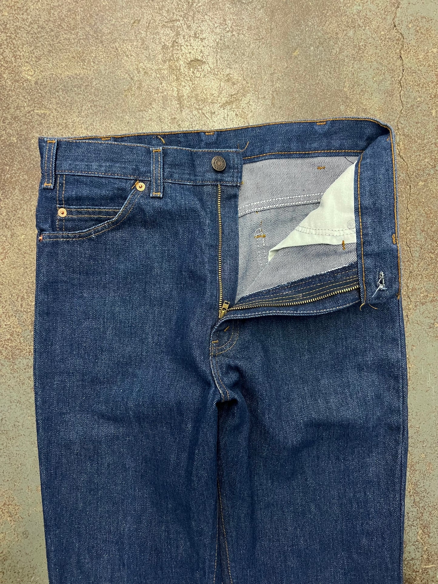 1981 Levi's 50718 Orange Tab Dark Wash Denim Jeans - 30