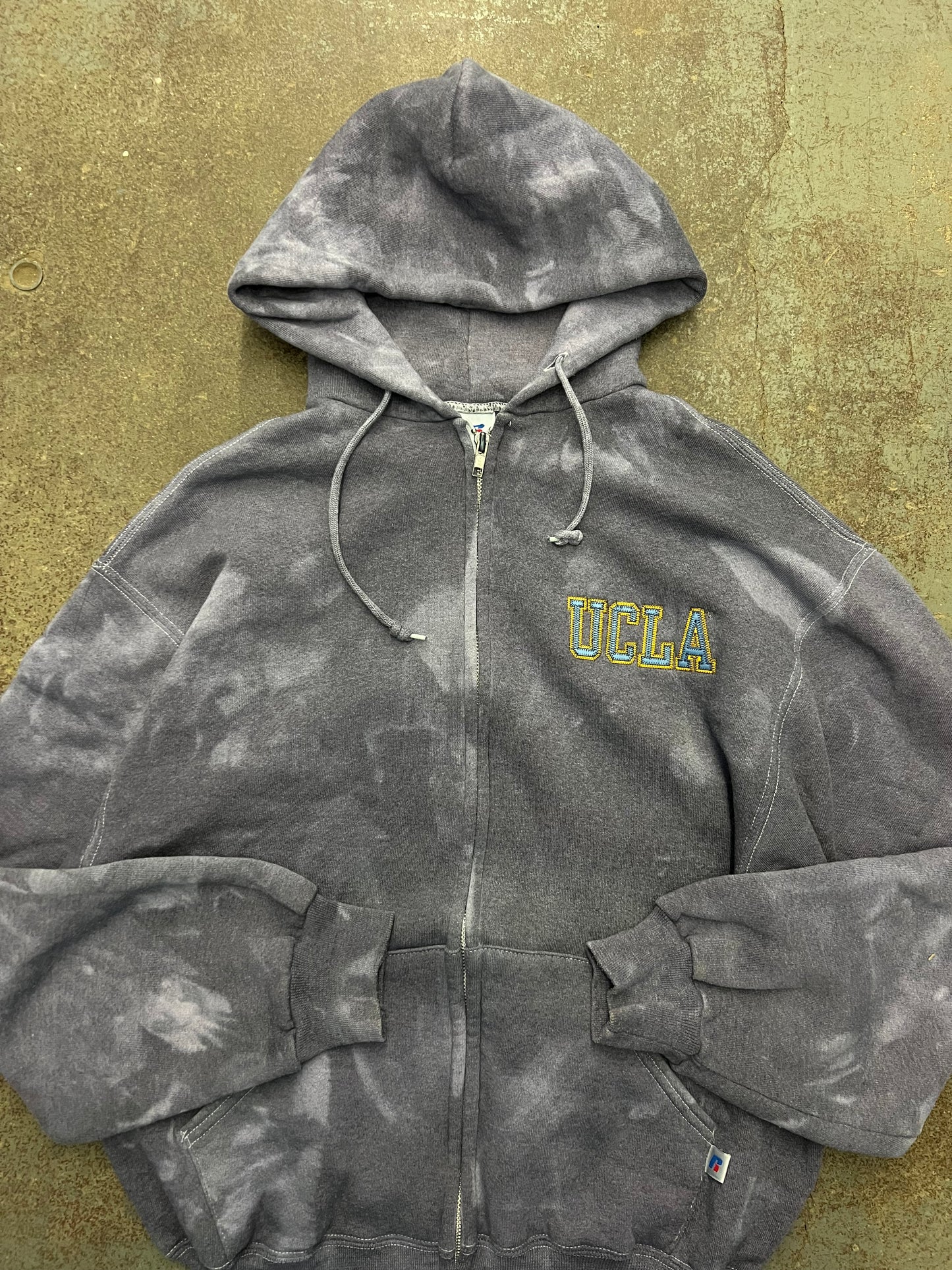 1990's/2000's UCLA Russell Athletic Zip Up Hoodie Sweatshirt - M