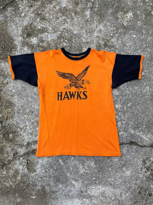 1960's/1970's 'Hawks' Shell Fuels Ringer T-Shirt - M