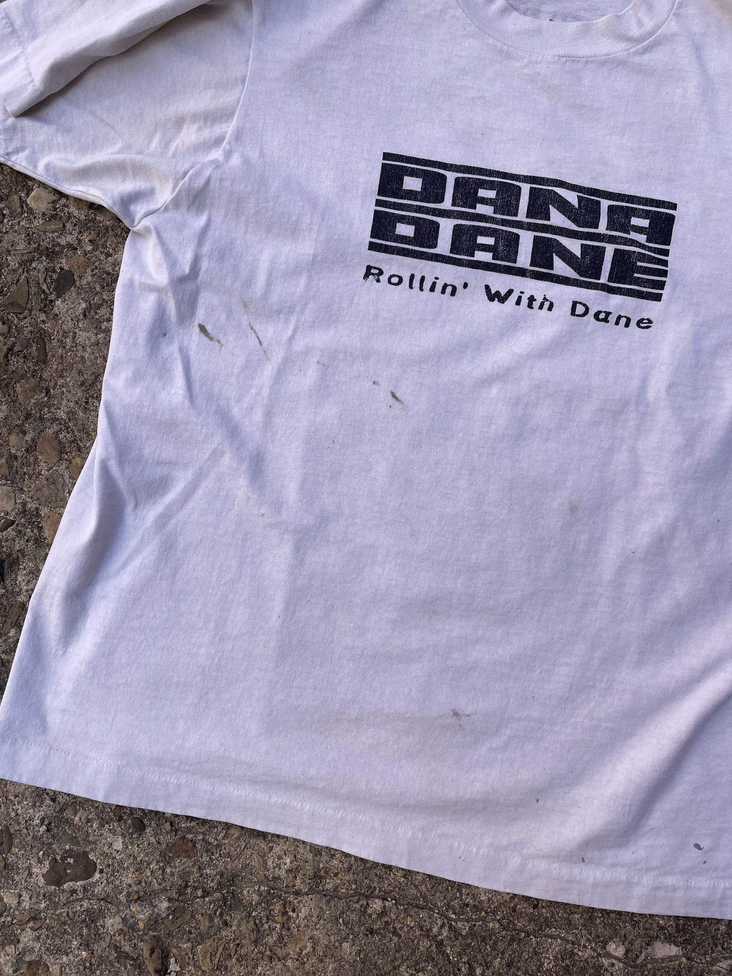 1995 Dana Dane 'Rollin' With Dane' Album Rap T-Shirt - L