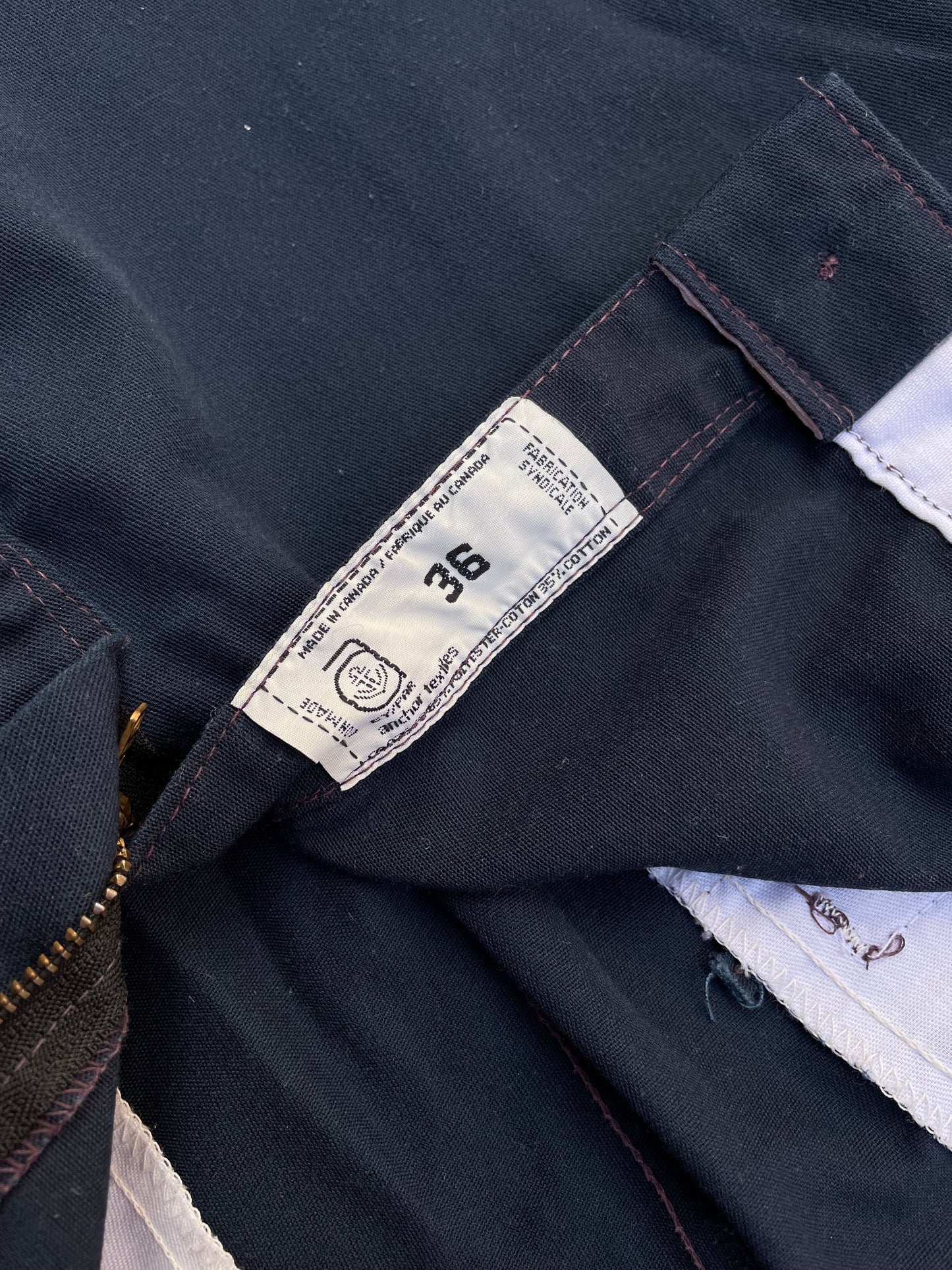 1970's Anchor Textiles Union Made Work Pants - 36