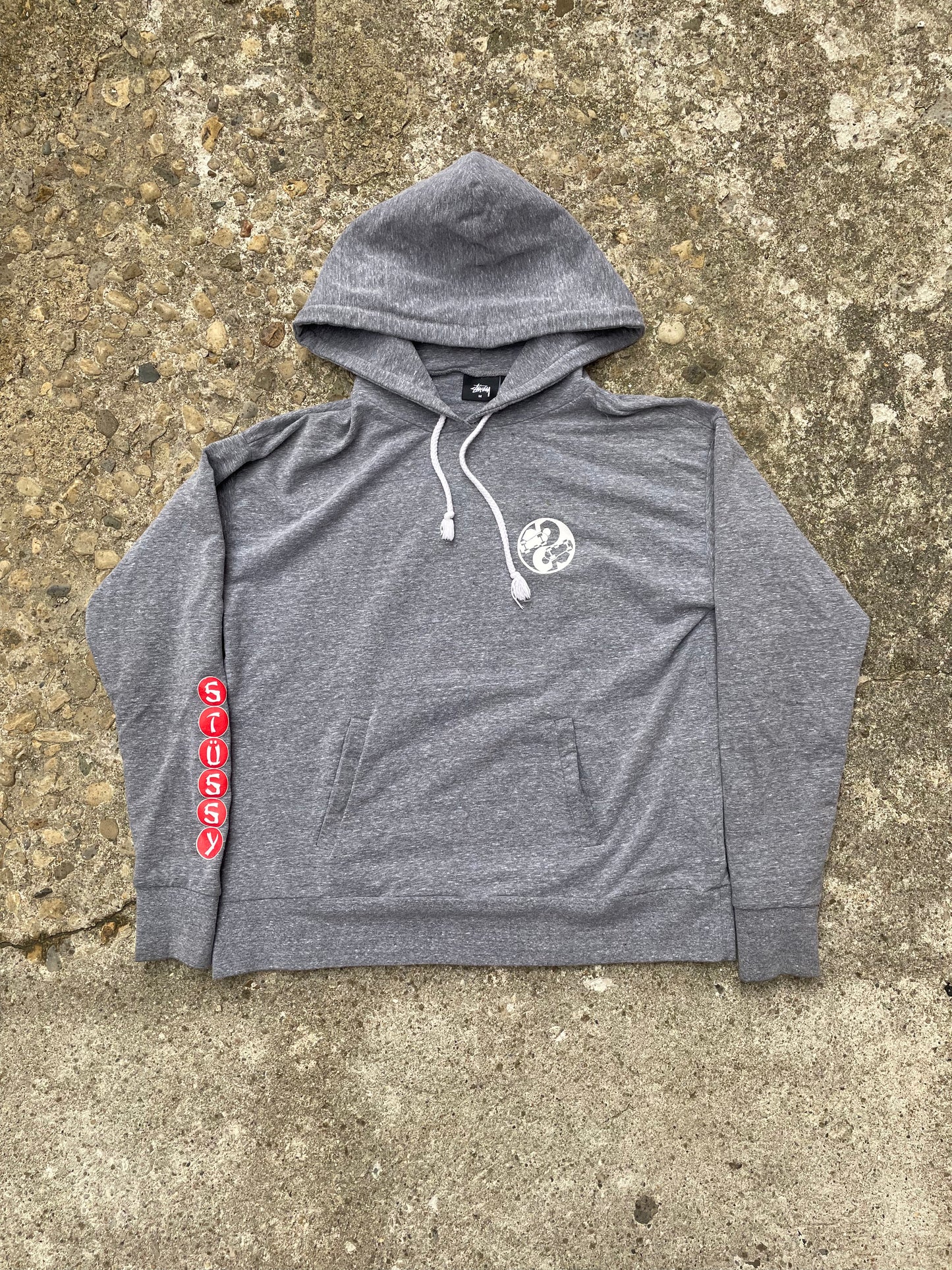 Stussy Skateboard Graphic Logo Hoodie - M