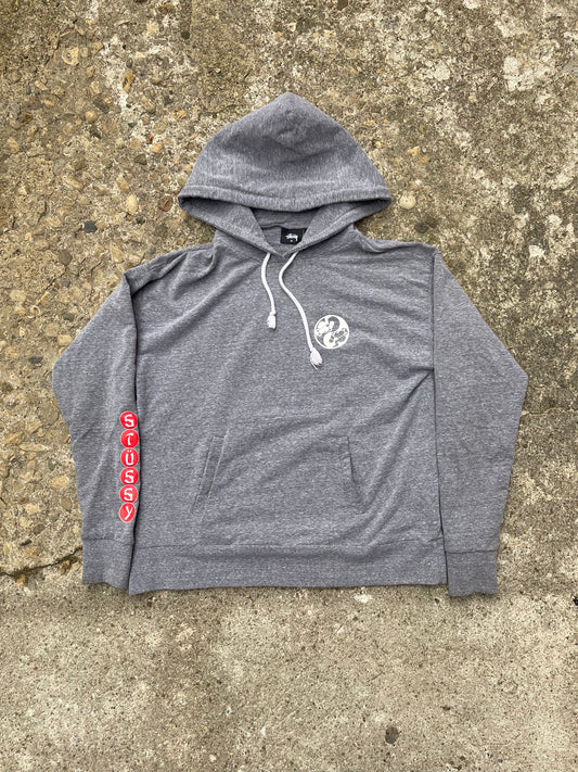 Stussy Skateboard Graphic Logo Hoodie - M