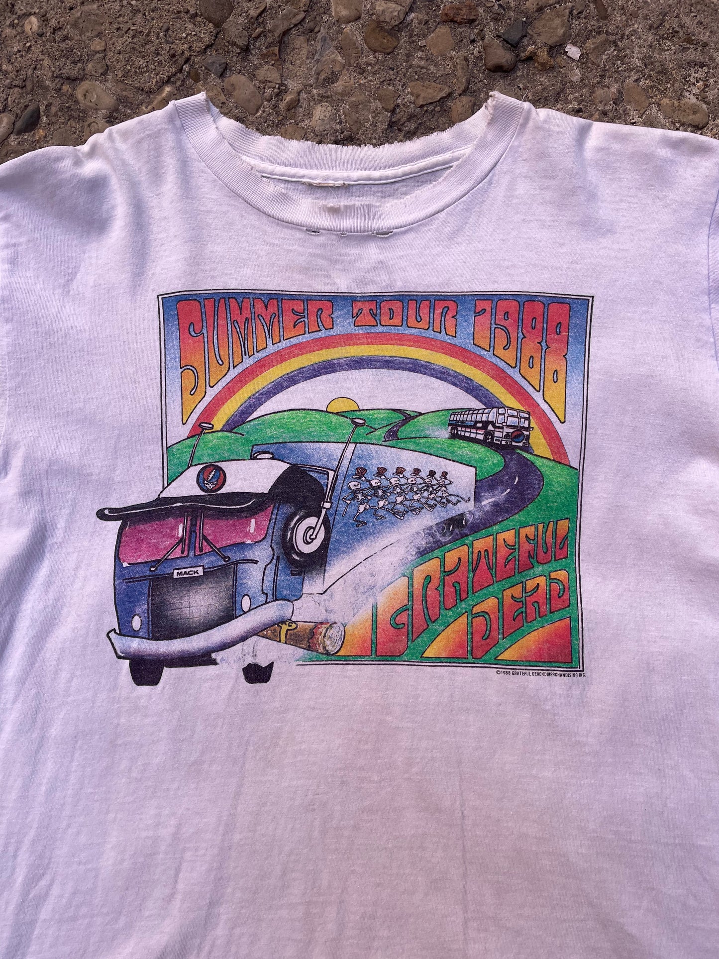 1988 Grateful Dead Summer Tour Band T-Shirt - L