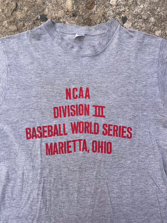 1980's NCAA Division III Baseball World Series T-Shirt - L