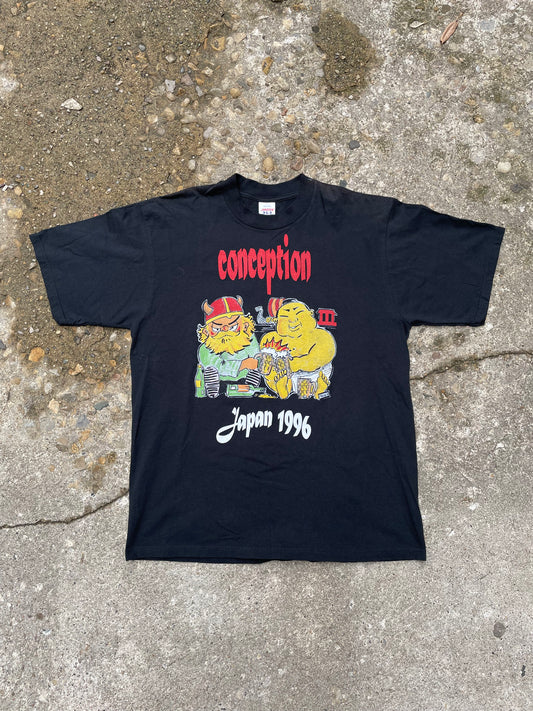 1996 Conception Japan Tour Graphic Band T-Shirt - L