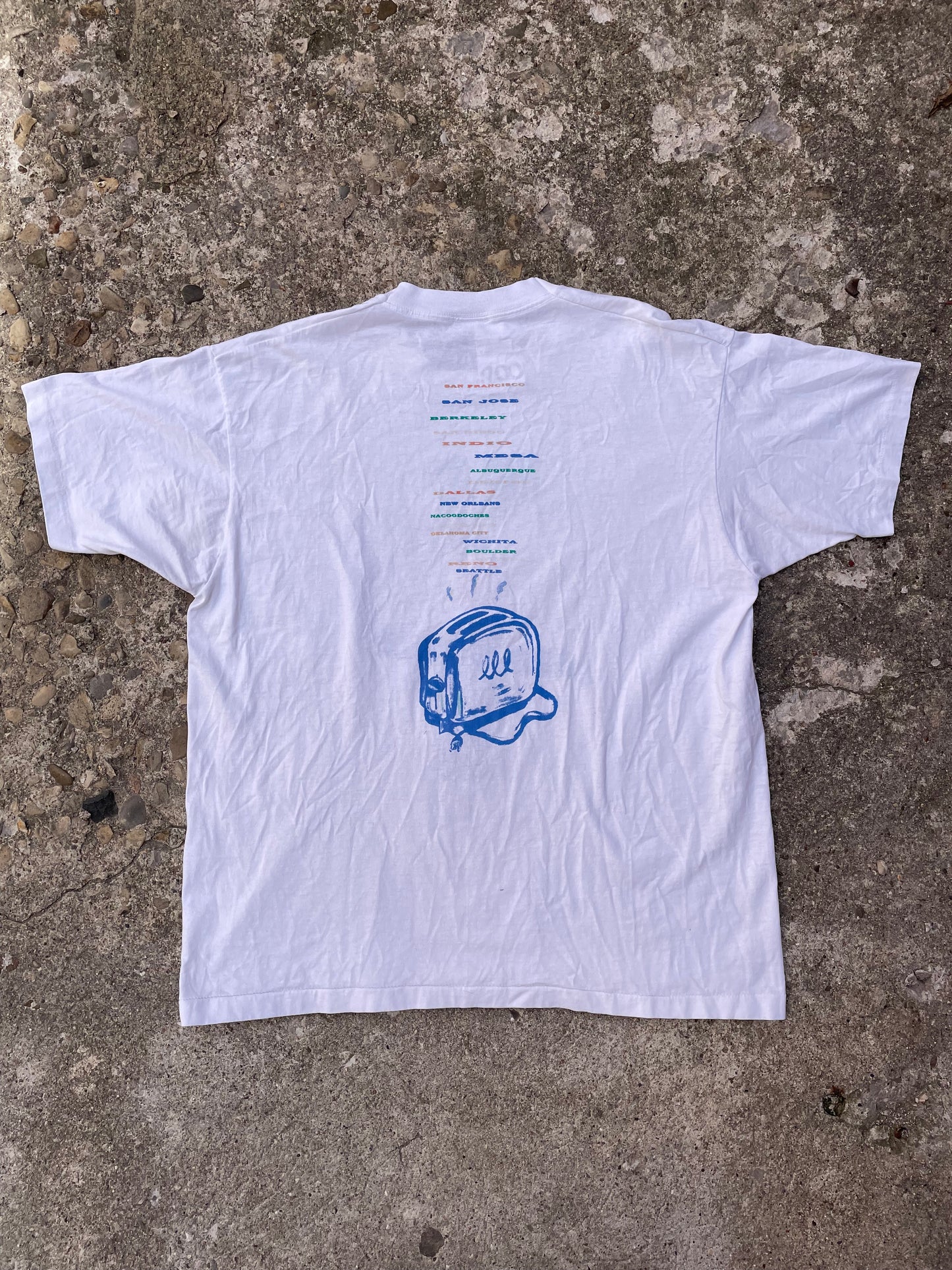 1994 Pearl Jam Freak Shallow Puppet Tour Band T-Shirt - XL