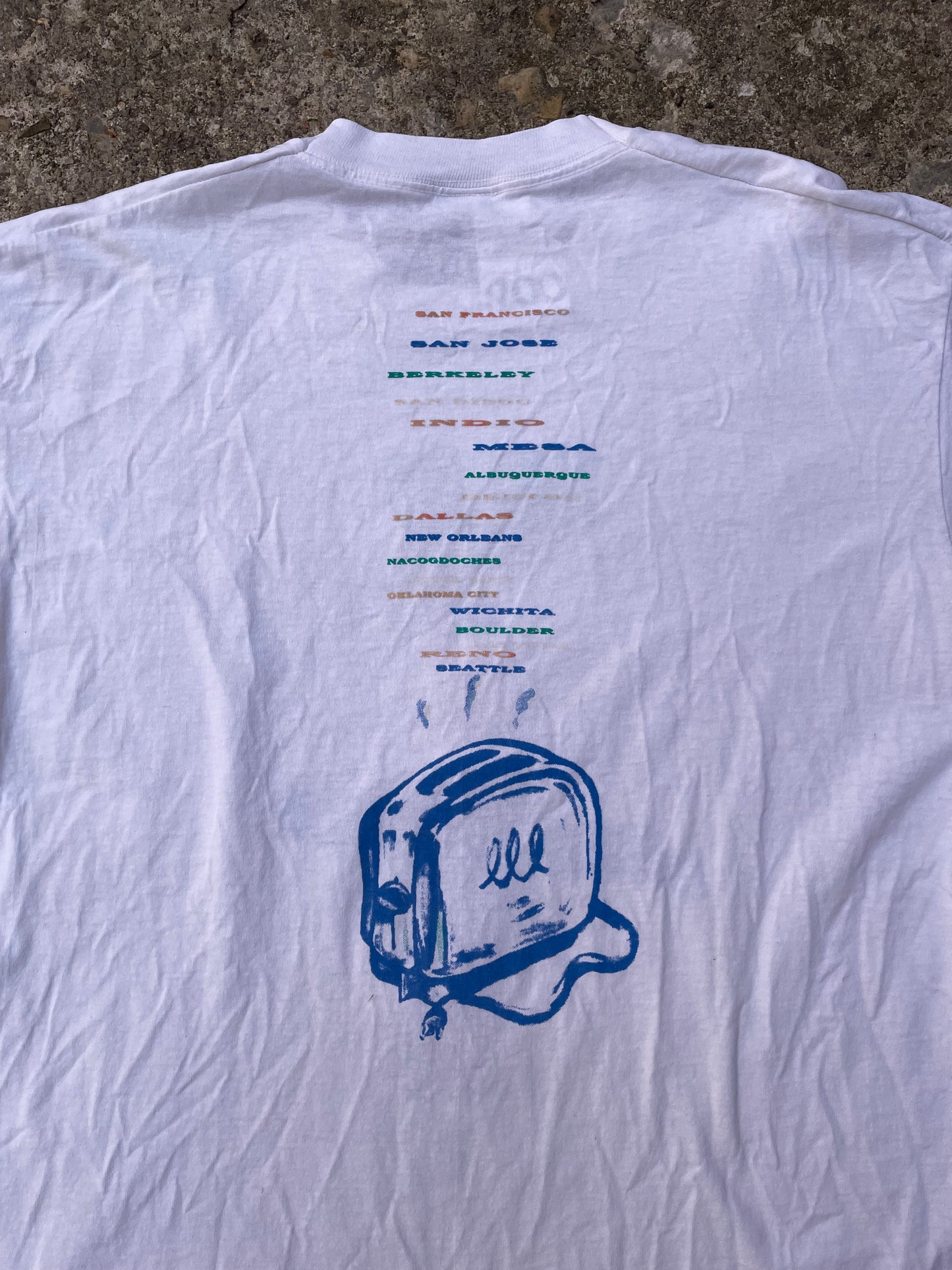1994 Pearl Jam Freak Shallow Puppet Tour Band T-Shirt - XL