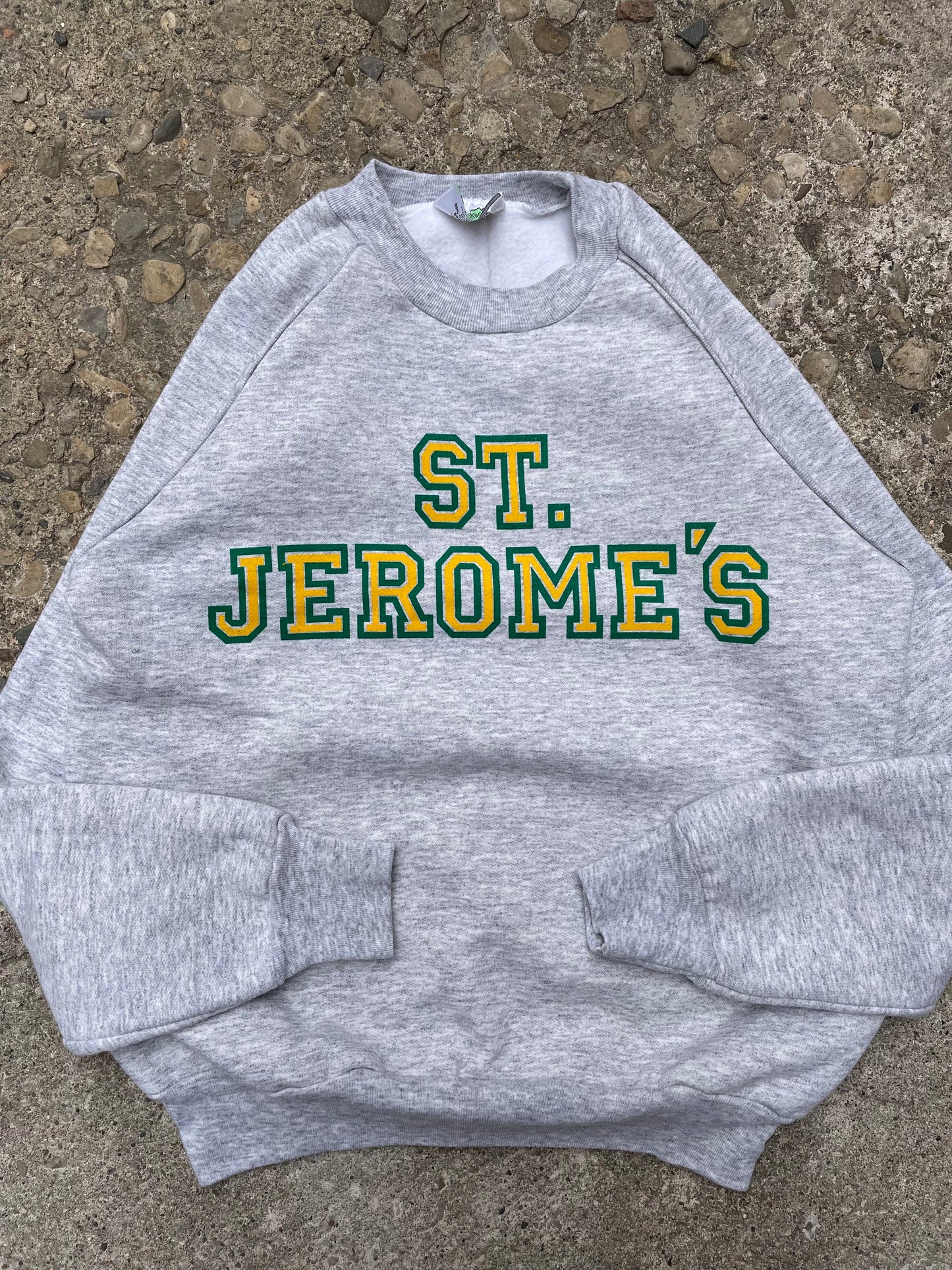 1980's St. Jerome's College Graphic Crewneck Sweatshirt - M