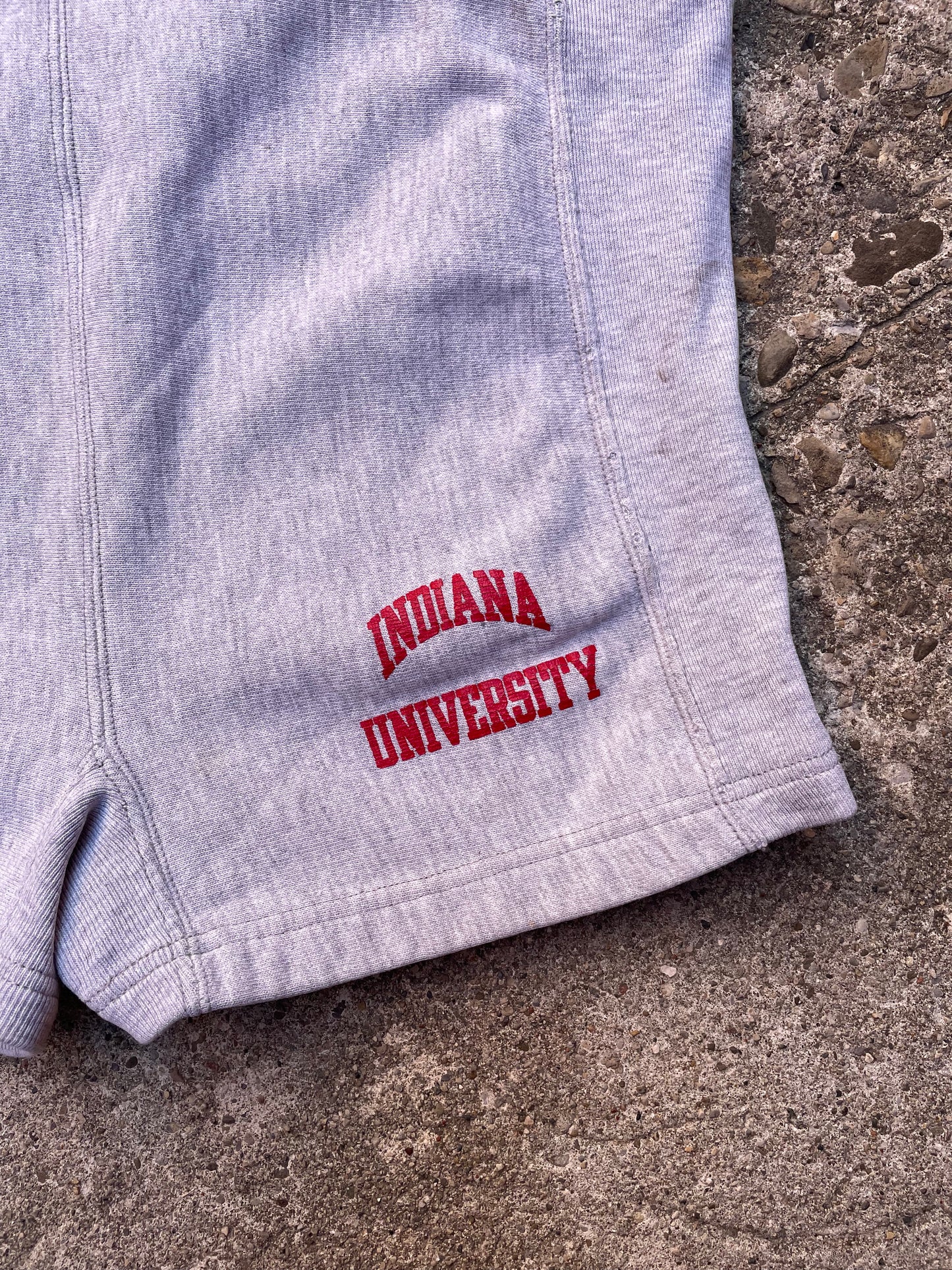 1980's Champion Reverse Weave Indiana University Warmup Sweat Shorts - L