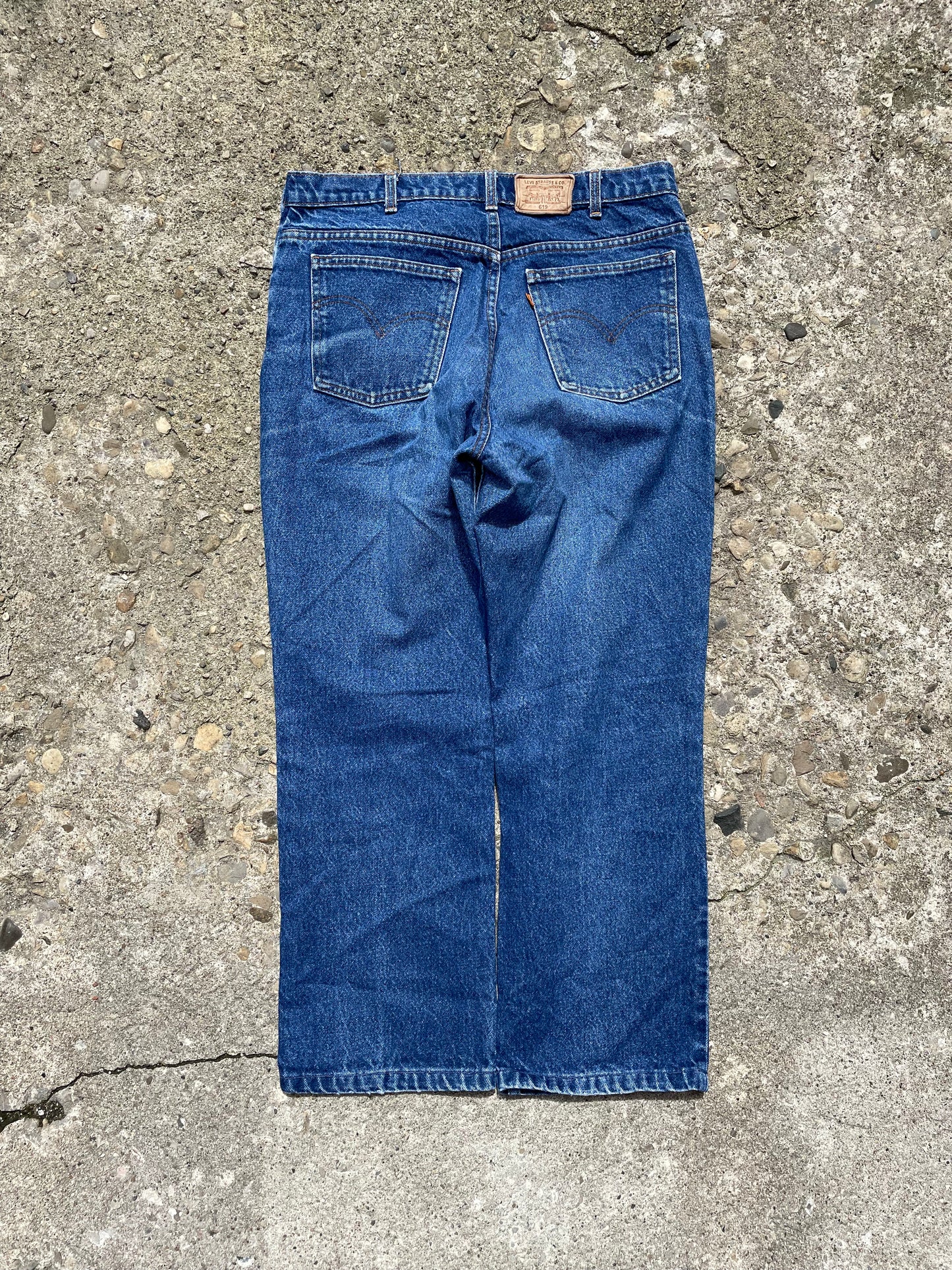 1990's Levi's 619 Orange Tab Denim Jeans - 32