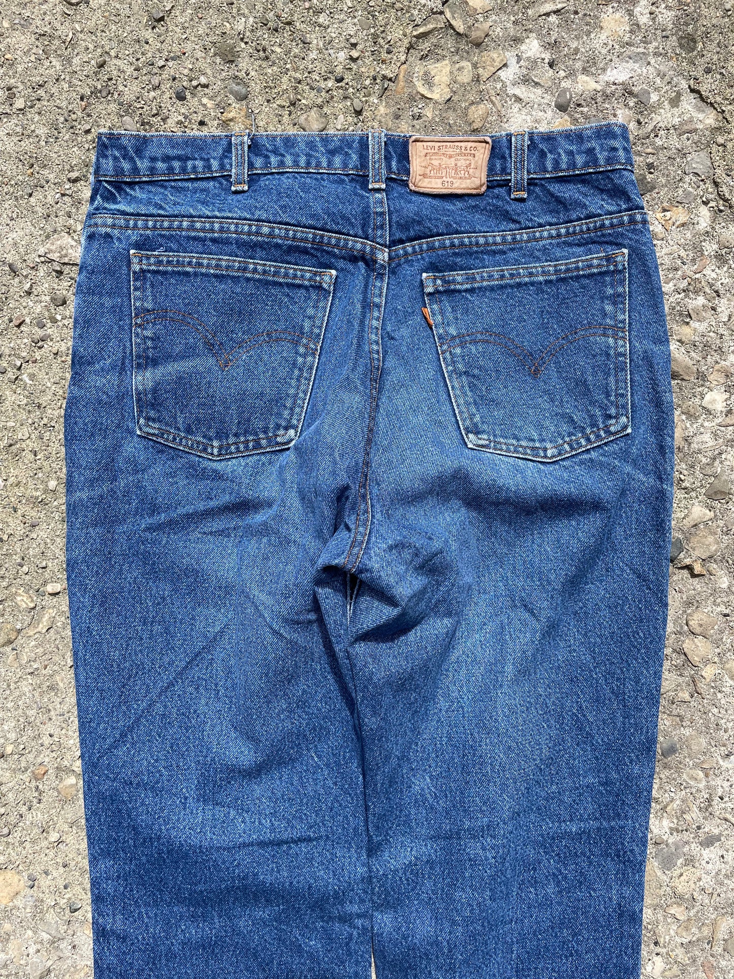 1990's Levi's 619 Orange Tab Denim Jeans - 32