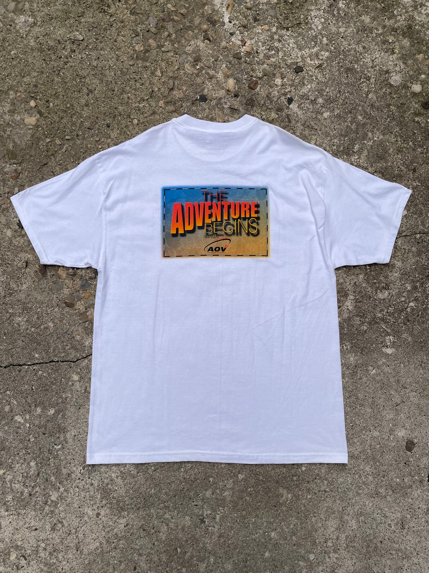 1990's/2000's AOV Adult Movie Channel T-Shirt - XL