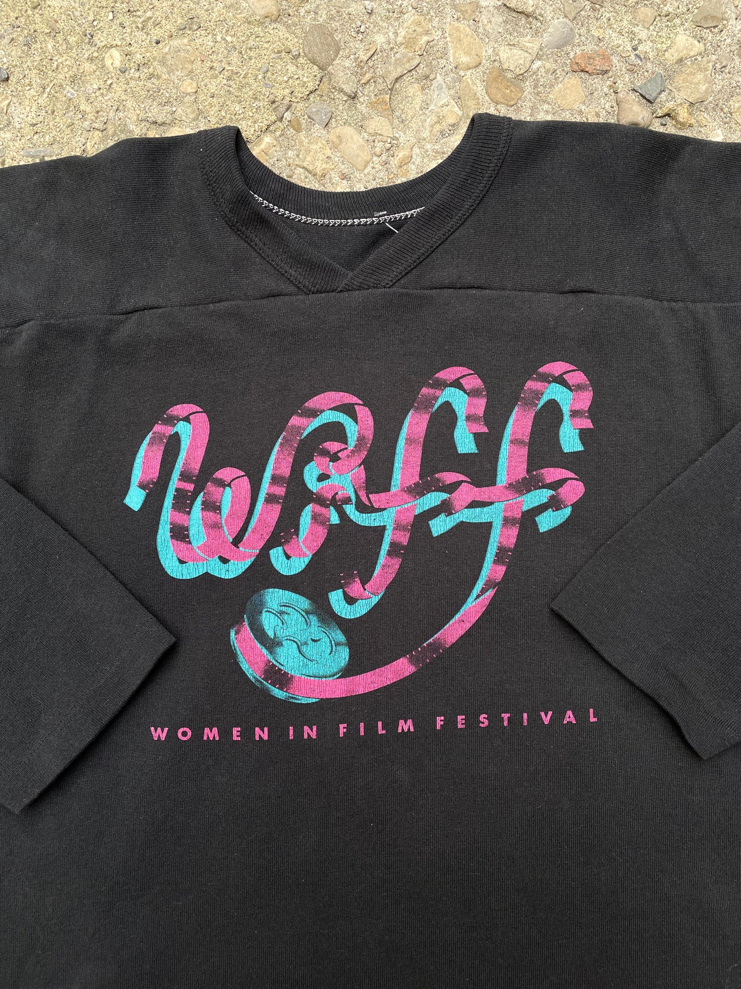 1980's Women in Film Festival (W.I.F.F.) Raglan Shirt - L