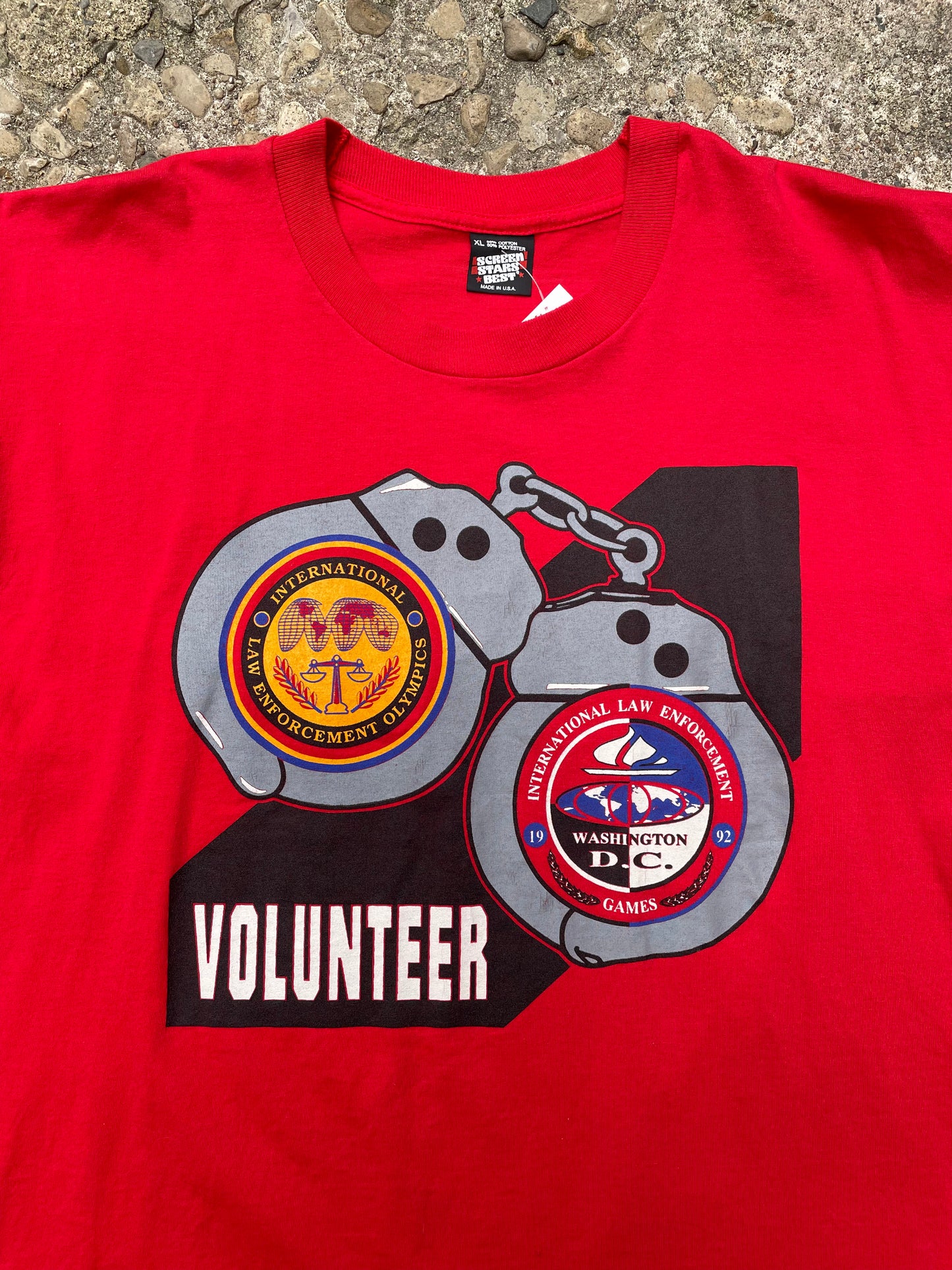 1992 International Law Enforcement Games Graphic T-Shirt - XL